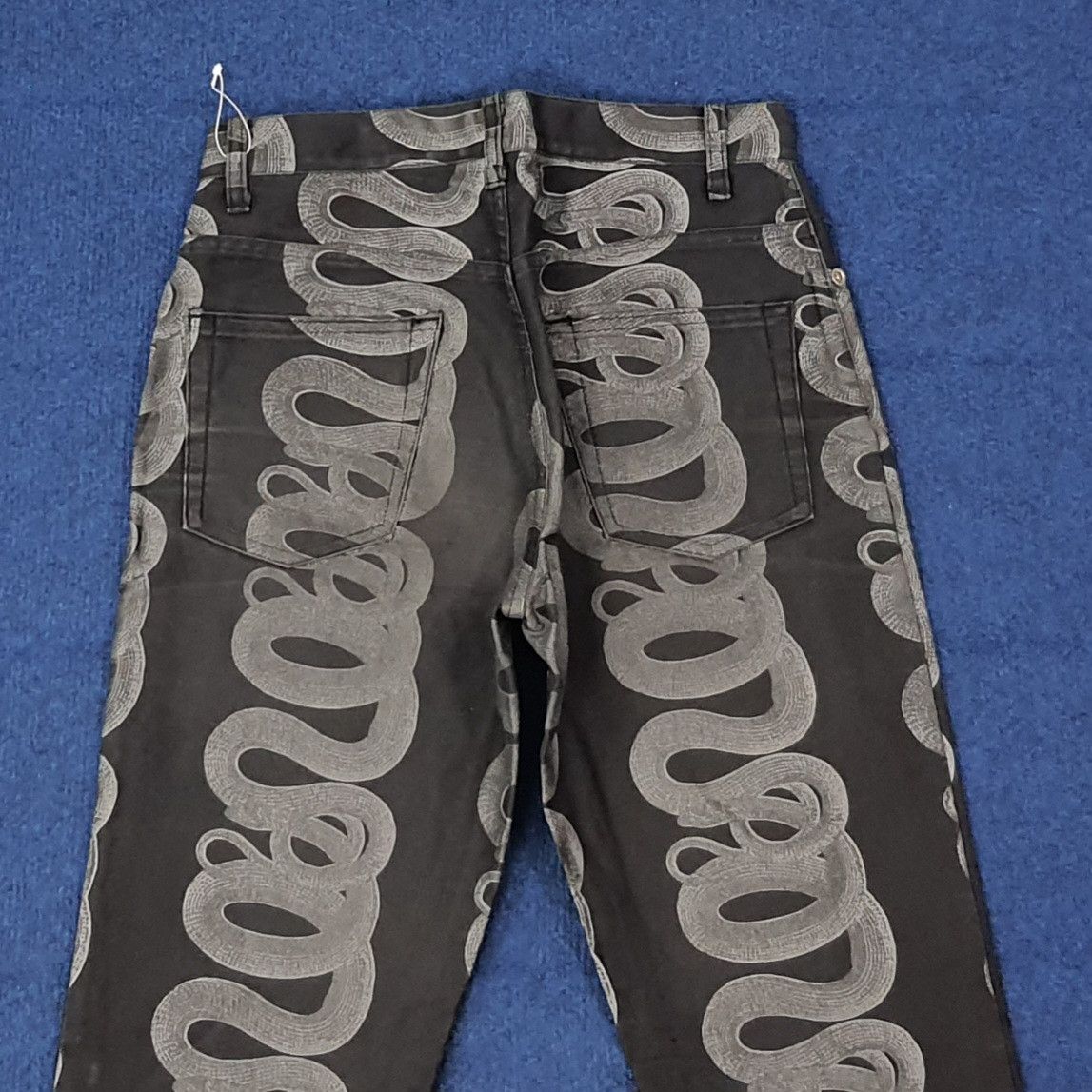 Hysteric Glamour Vintage Hysterics Snake Loop Denim Jeans C265N11 Size 25" / US 0 / IT 36 - 4 Thumbnail