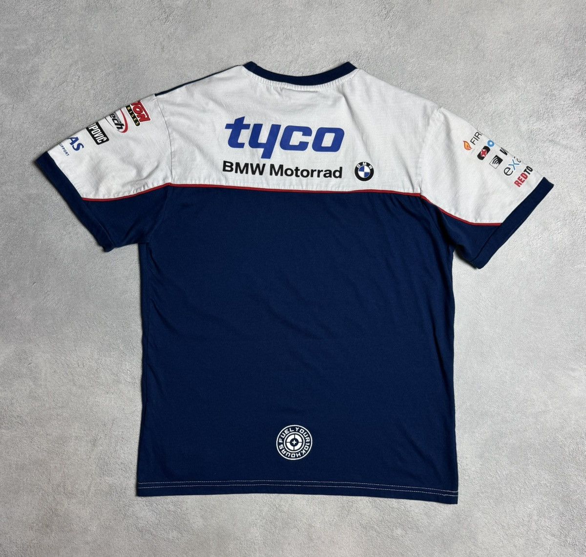 BMW BMW Tyco Motorrad Racing Team Cotton T-Shirt Big Logo Size US M / EU 48-50 / 2 - 2 Thumbnail