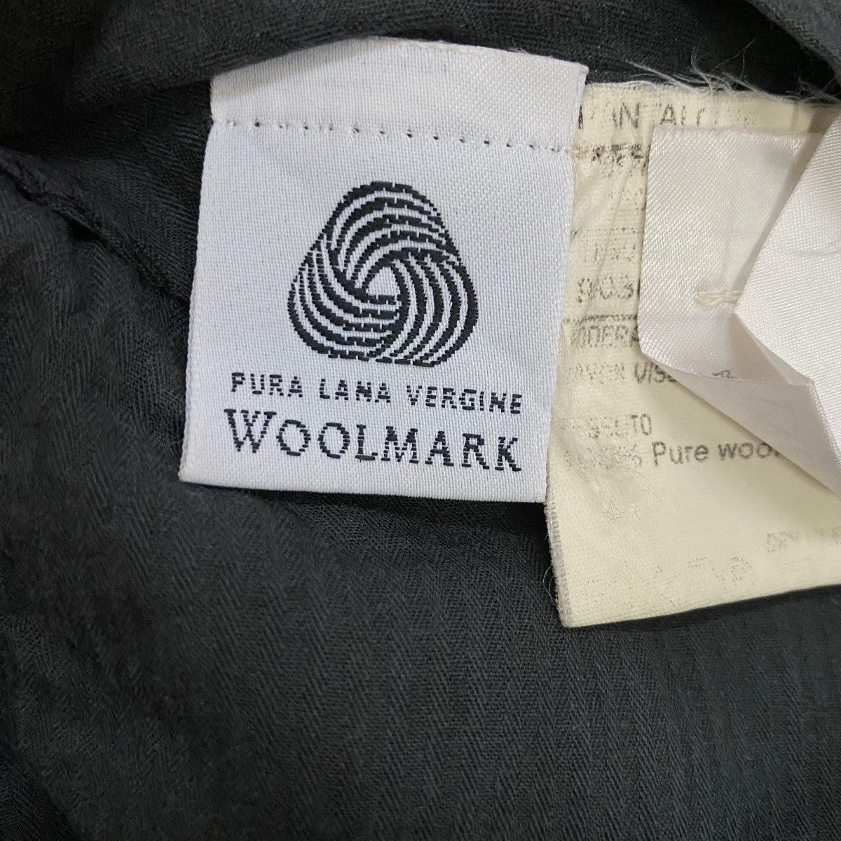 Canali Vintage Canali Italy Black Formal Wool Trousers Slack Pants Size US 35 - 11 Thumbnail