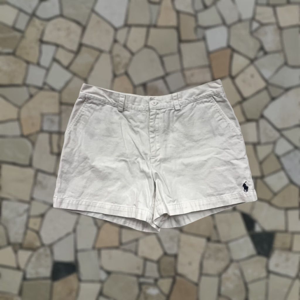 Polo Ralph Lauren Ralph Lauren Sport Womens White Cotton Shorts Size 8 #8251 Size 30" / US 8 / IT 44 - 1 Thumbnail