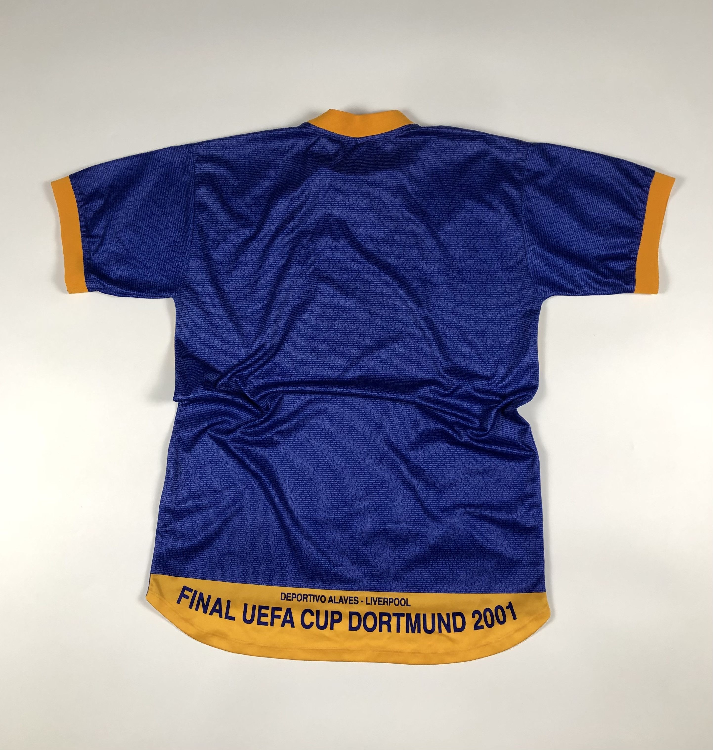 Other Luanvi Deportivo Alaves UEFA Cup Final 2001 Soccer Jersey Size US XL / EU 56 / 4 - 3 Thumbnail