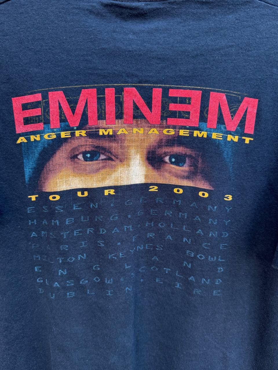 Eminem 2003 Anger Management Tour Tee Fruit of the Loom sz M