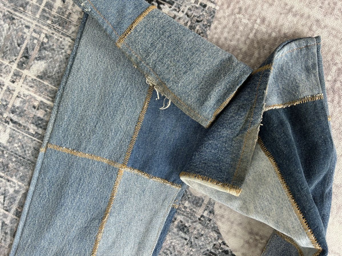 If Six Was Nine Y2k Patchwork Flared Denim Size US 28 / EU 44 - 11 Thumbnail