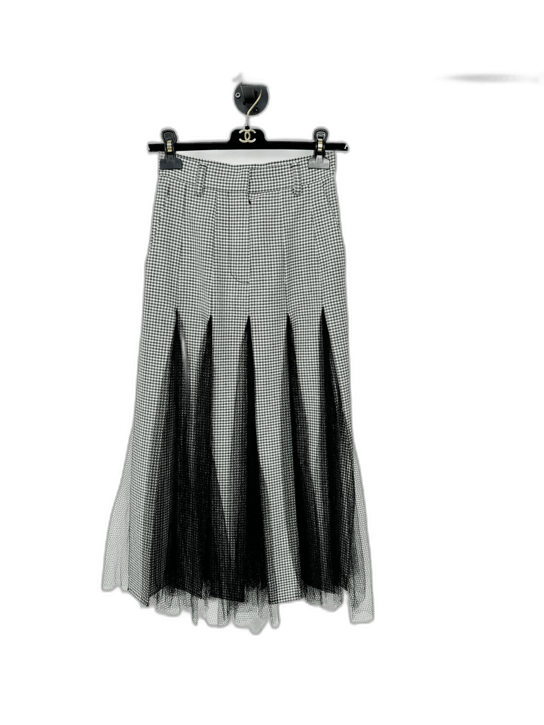 Dior Dior New Wool Mesh Half Skirt Size 34 Size 34" / US 12 / IT 48 - 1 Thumbnail