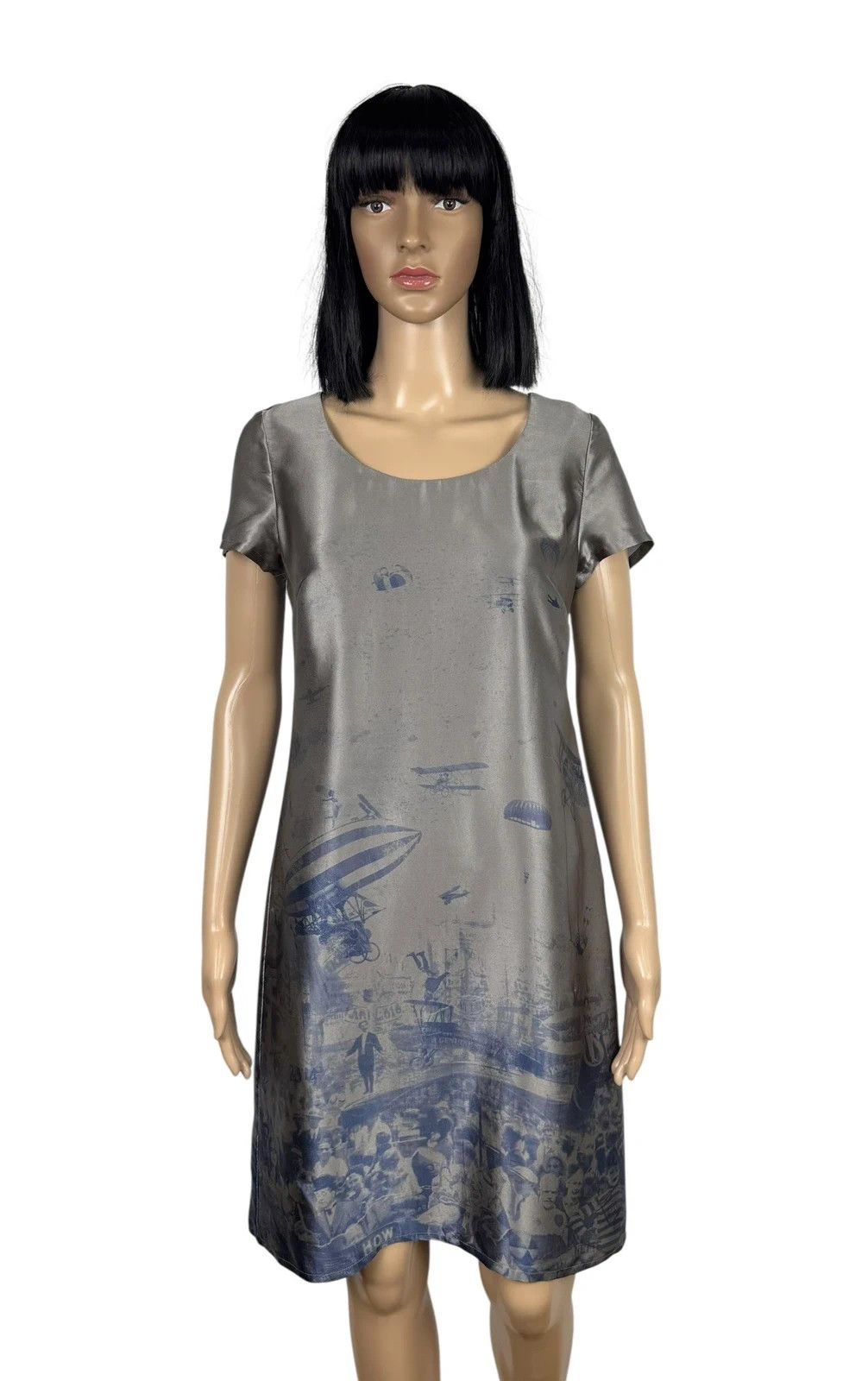Other Ikks Silk Printed Dress size 36 Size S / US 4 / IT 40 - 1 Thumbnail