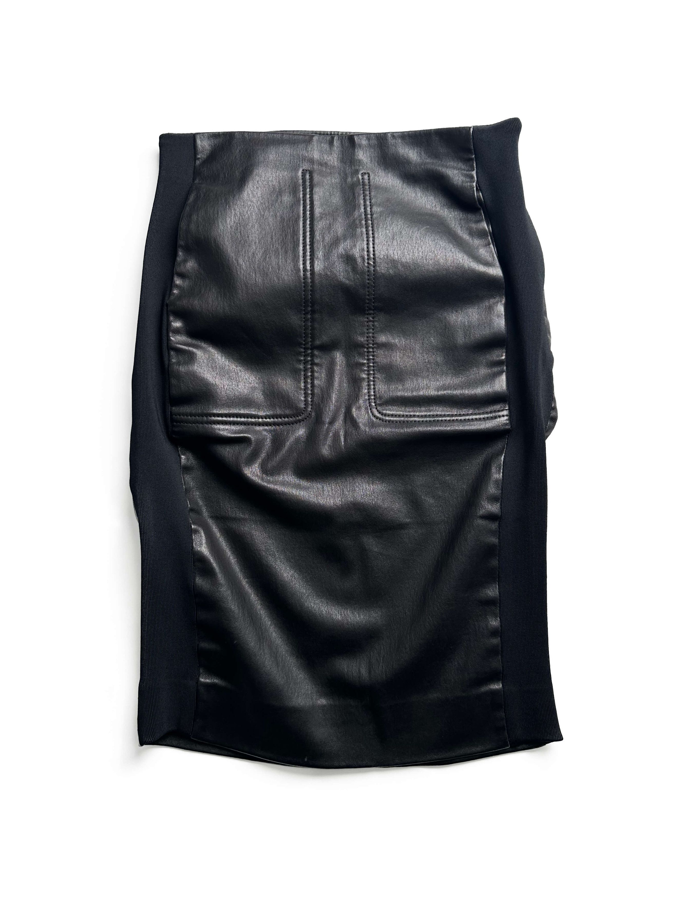 Balenciaga BALENCIAGA 2010s leather skirt Grailed