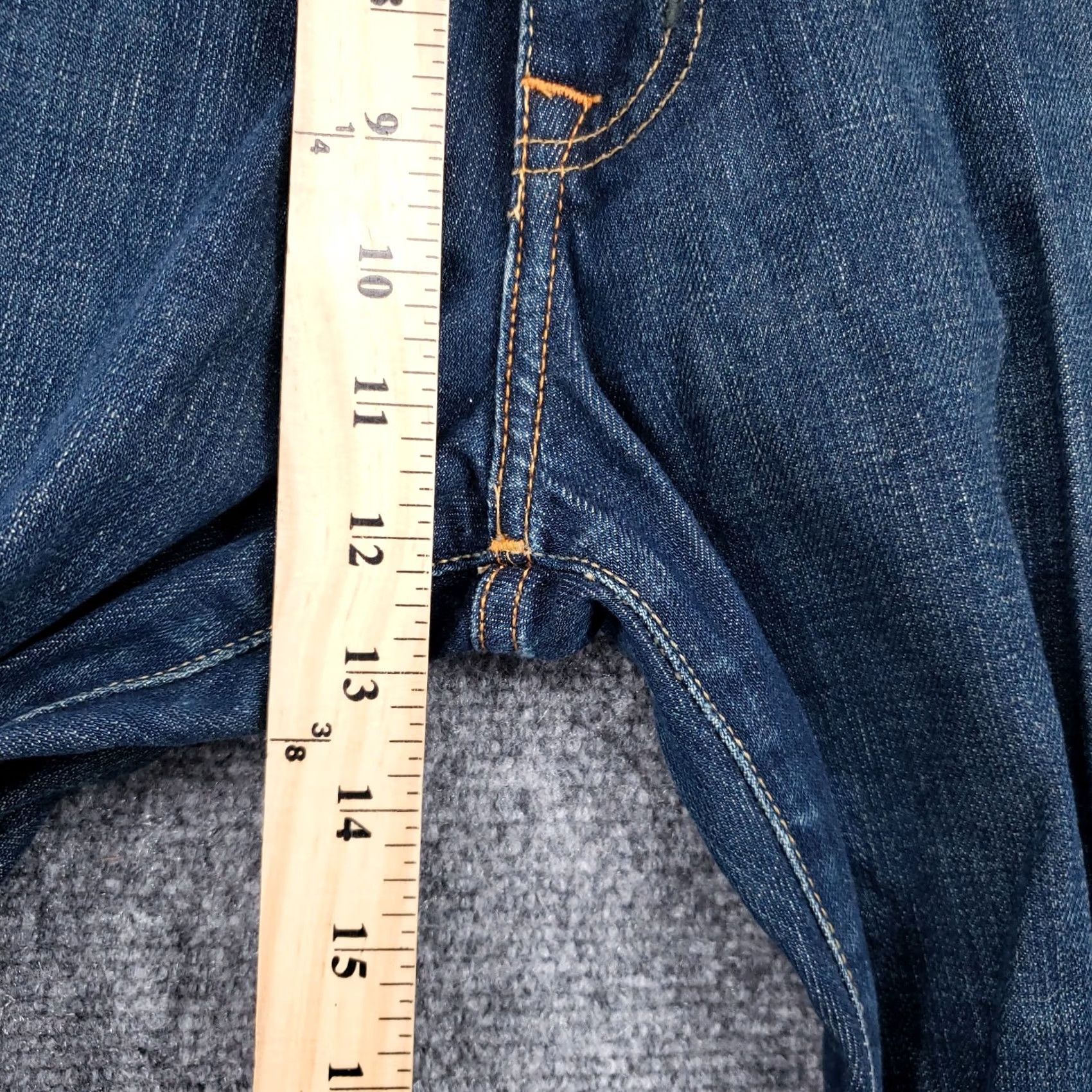 Ralph Lauren Ralph Lauren Polo Jeans Co Mens Jeans 34x31 Dark Wash Denim Straight Zip Fly 5-Pocket Blue Regular Mens Size US S / EU 44-46 / 1 - 6 Thumbnail