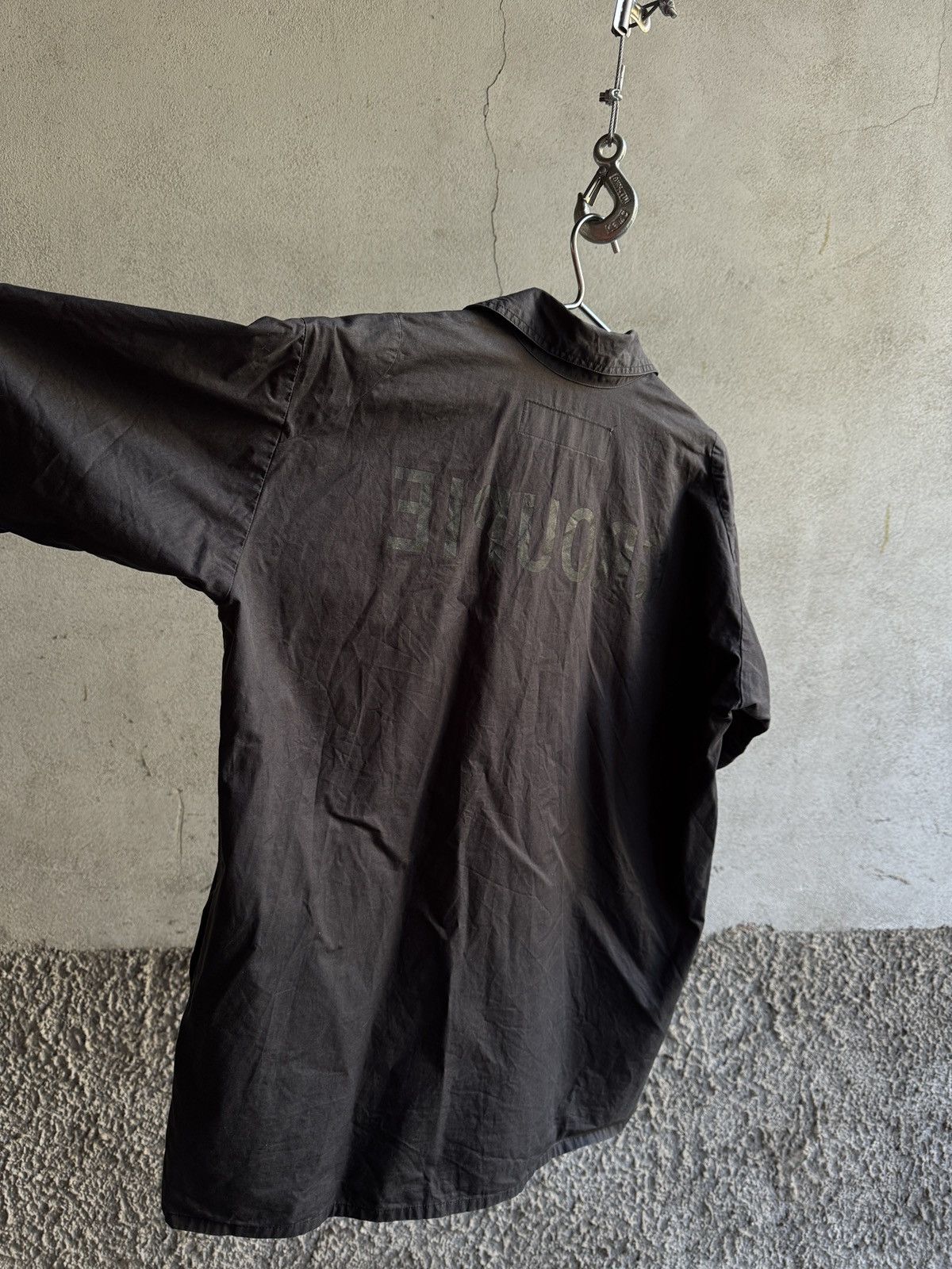 Undercover Undercover S/S 99 “Groupie” Mechanic Half Zip Work Shirt Size US L / EU 52-54 / 3 - 13 Thumbnail