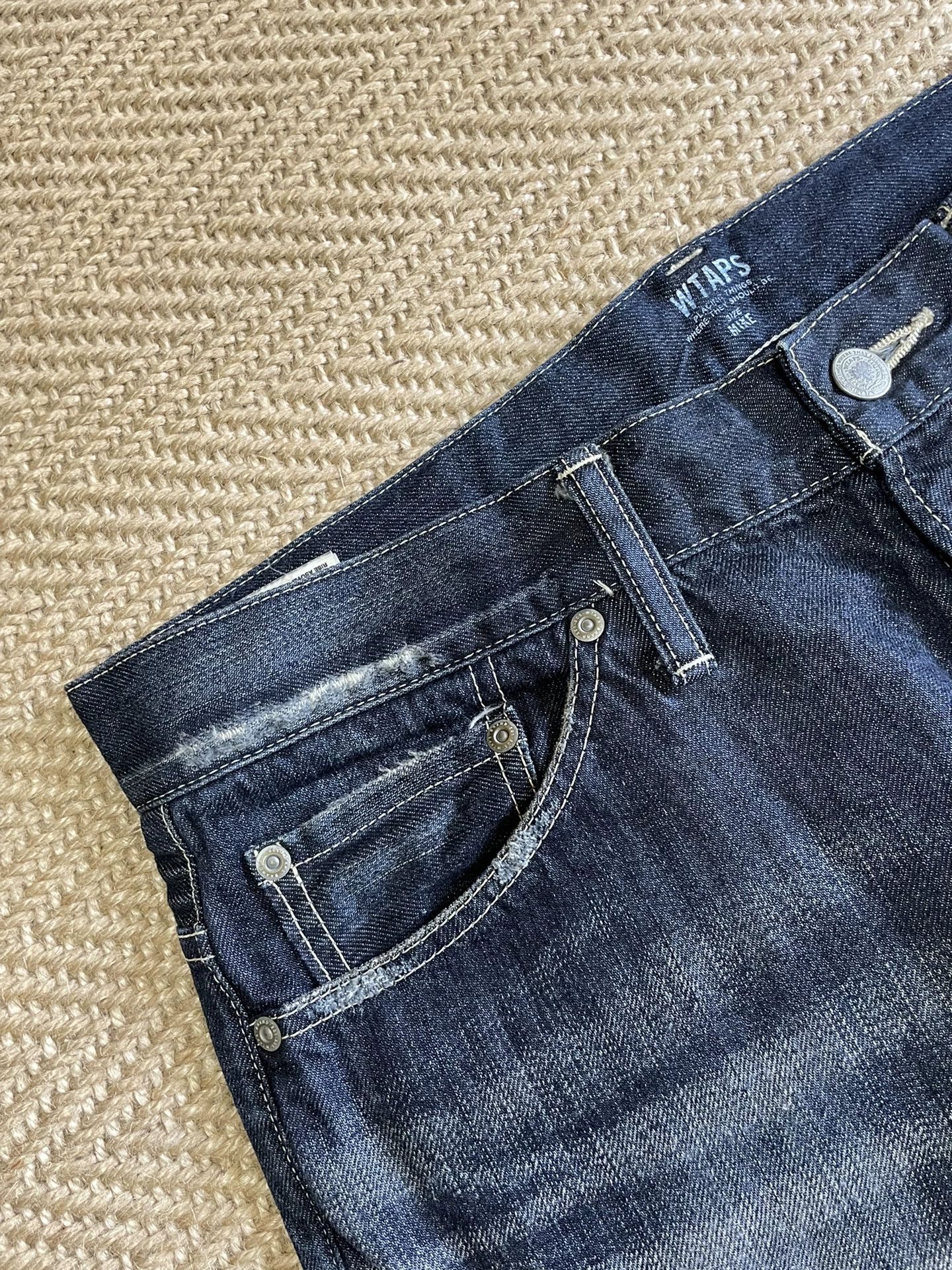 Wtaps WTAPS 11SS BLUES TRASH Distressed Ripped Jeans M Size US 32 / EU 48 - 5 Thumbnail