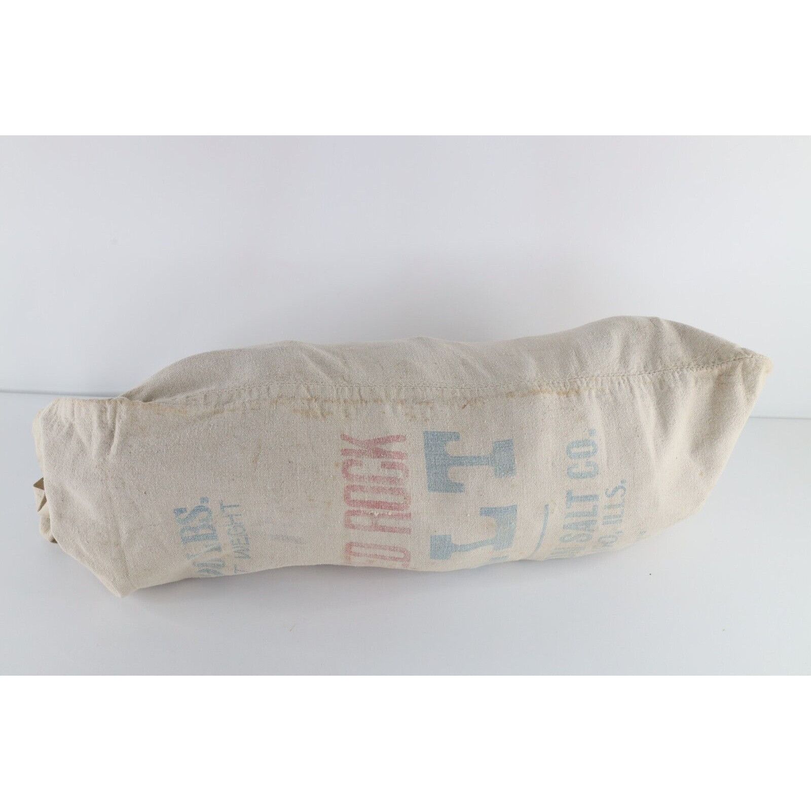 Vintage Vintage 20s 30s Morton Salt Co Crushed Rock Salt Bag Size ONE SIZE - 5 Thumbnail