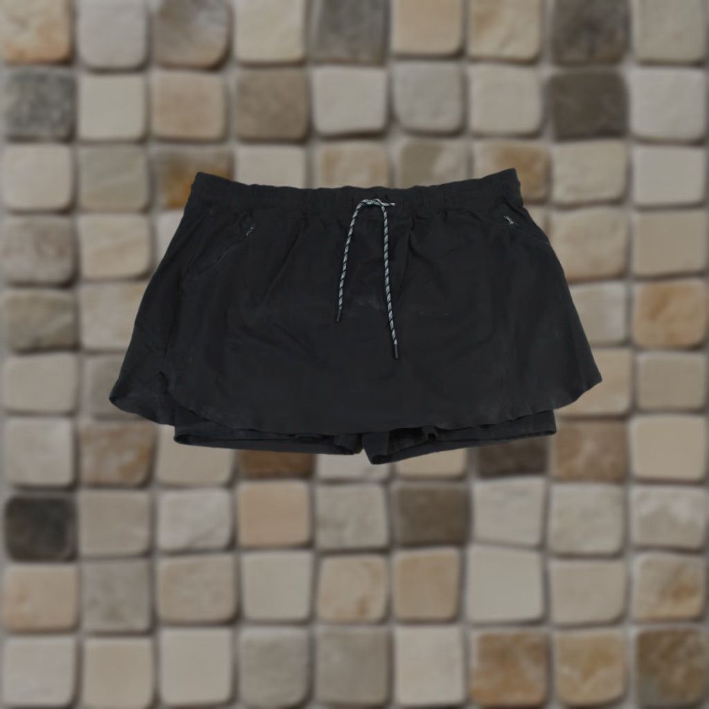 Athleta Athleta Skort 20 Black Nylon Ripstop Solid Athletic Athleisure Outdoor Sports Womens Size ONE SIZE - 1 Thumbnail