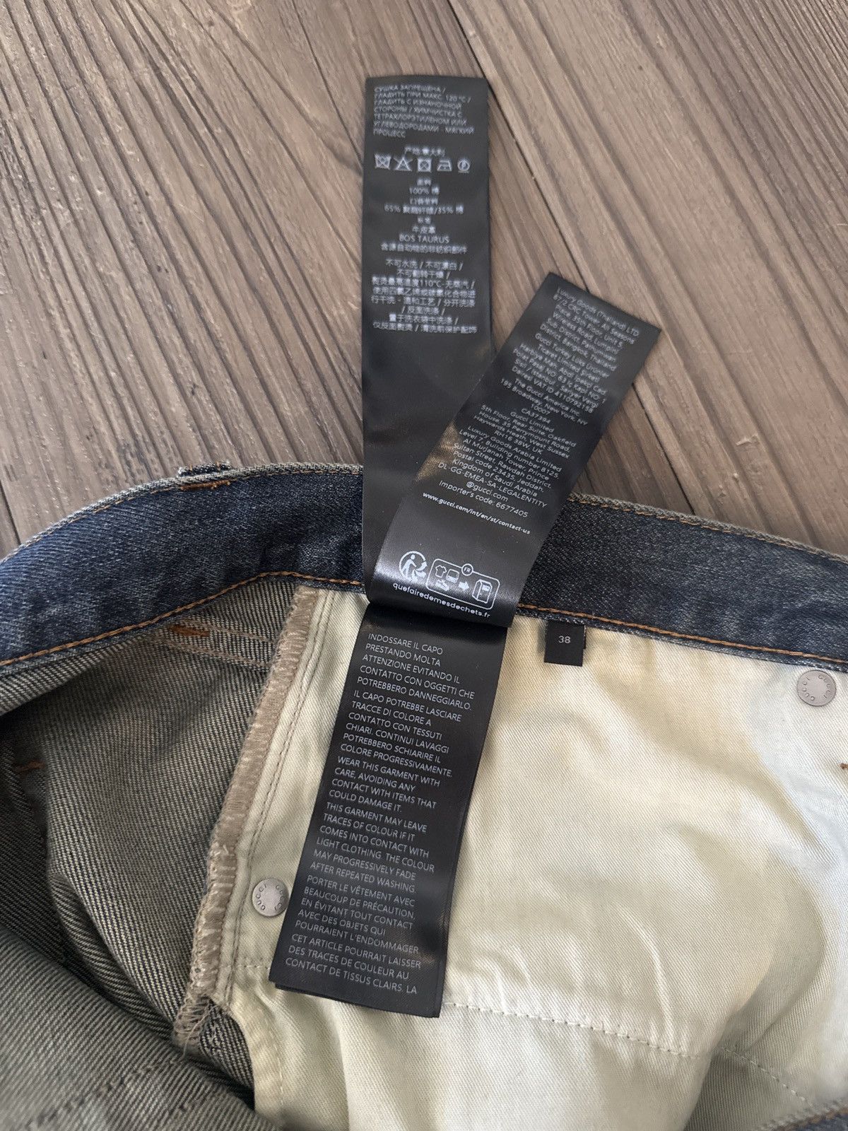 Gucci SS26 Unreleased Gucci x Demna Metal Latch Denim Size US 38 / EU 54 - 10 Thumbnail