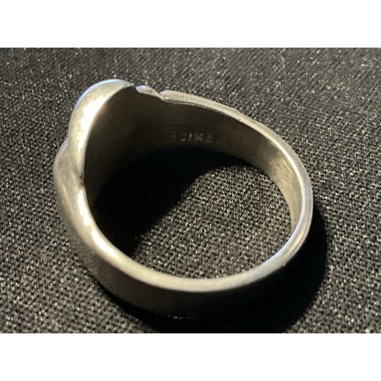 Other 925 Sterling Silver Mexico Ribbed State Ring Size 10 Size ONE SIZE - 6 Thumbnail