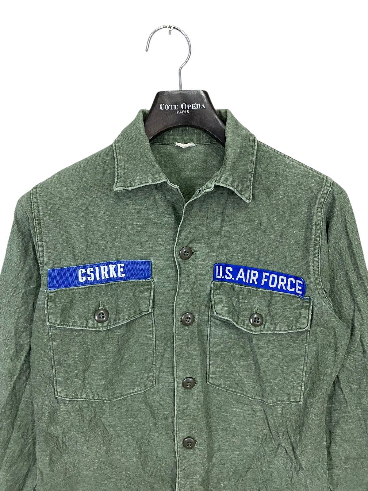 Army Of Me × Vintage Vintage 80s og 107 us air force shirt distressed Size US M / EU 48-50 / 2 - 2 Thumbnail