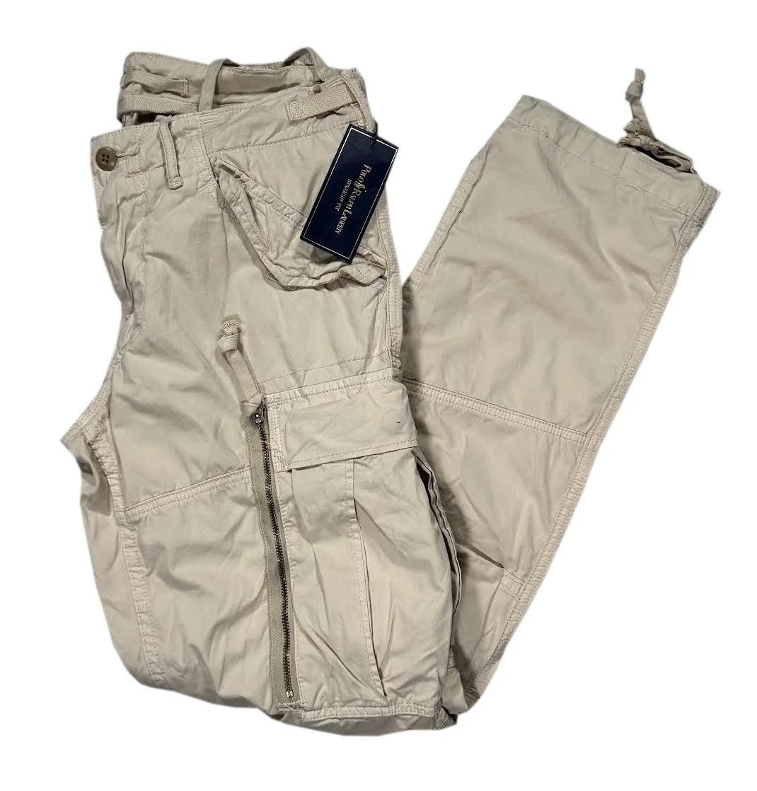 Polo Ralph Lauren Polo Ralph Lauren Straight Fit Beige Cargo Pants (Size 34/32 Size US 34 / EU 50 - 1 Thumbnail