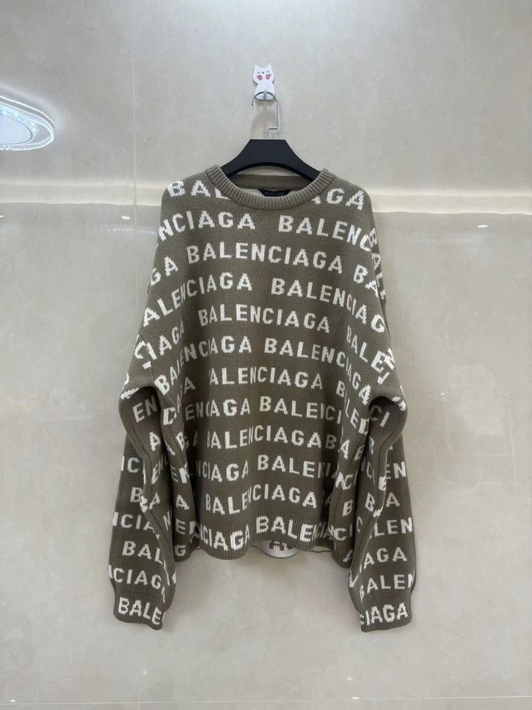 Balenciaga Logo Print Sweater - dmc