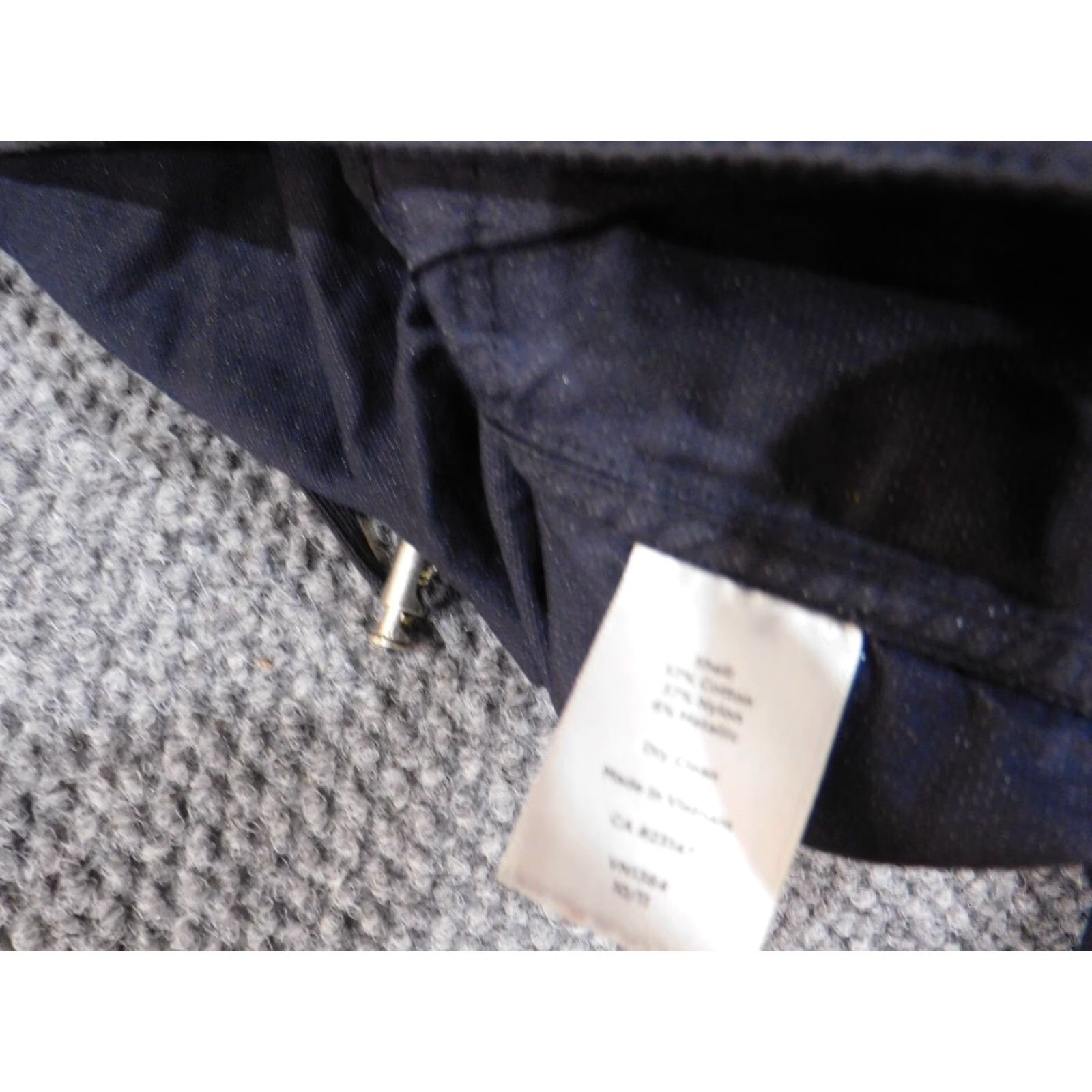 Talbots Talbots Jacket 6 Blue Zip Hoodie Womens Cotton Metallic Drawstring Casual Jacket Size M / US 6-8 / IT 42-44 - 7 Thumbnail