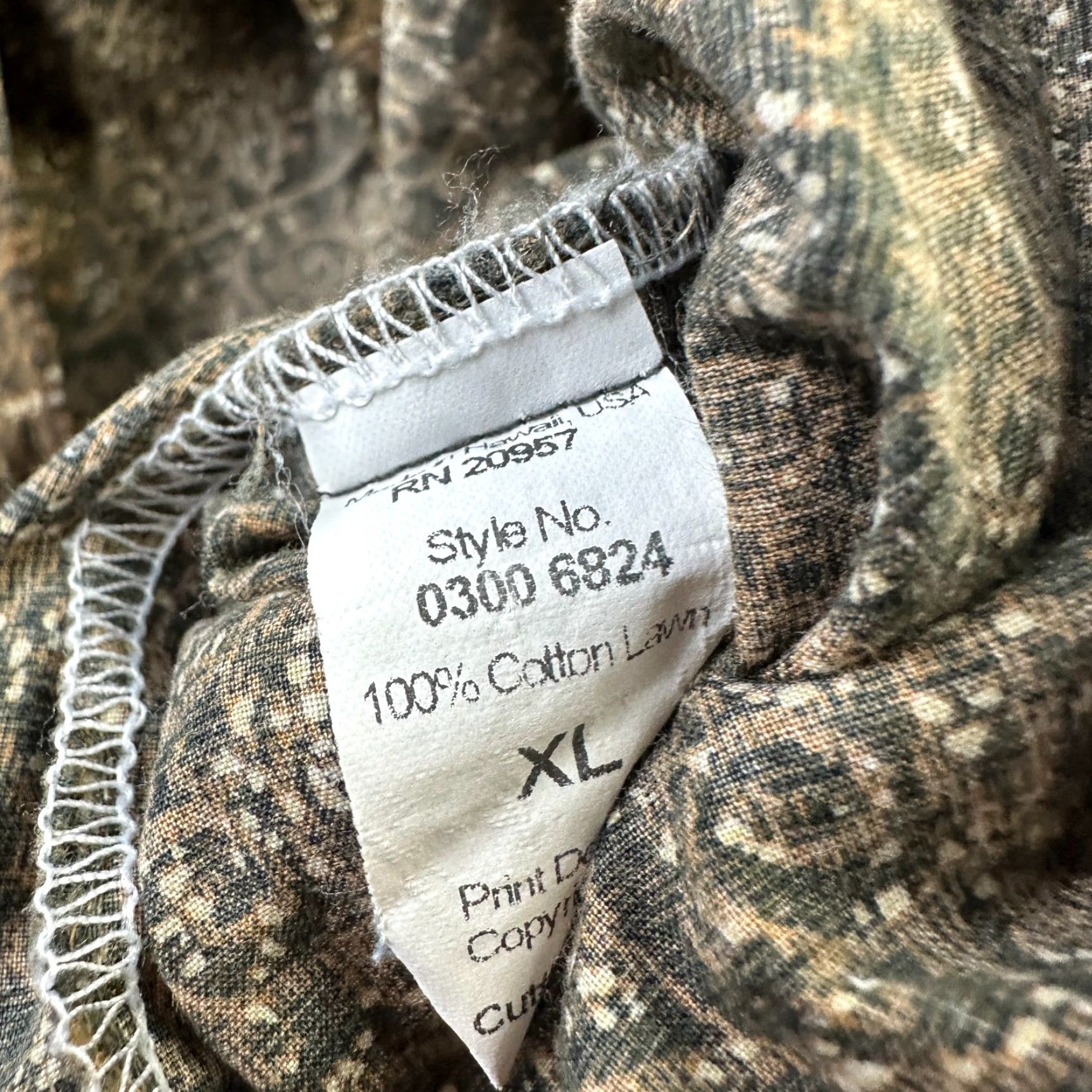Tori Richard Tori Richard Shirt Extra Large Mens Brown Button Up Camp Size US XL / EU 56 / 4 - 7 Thumbnail