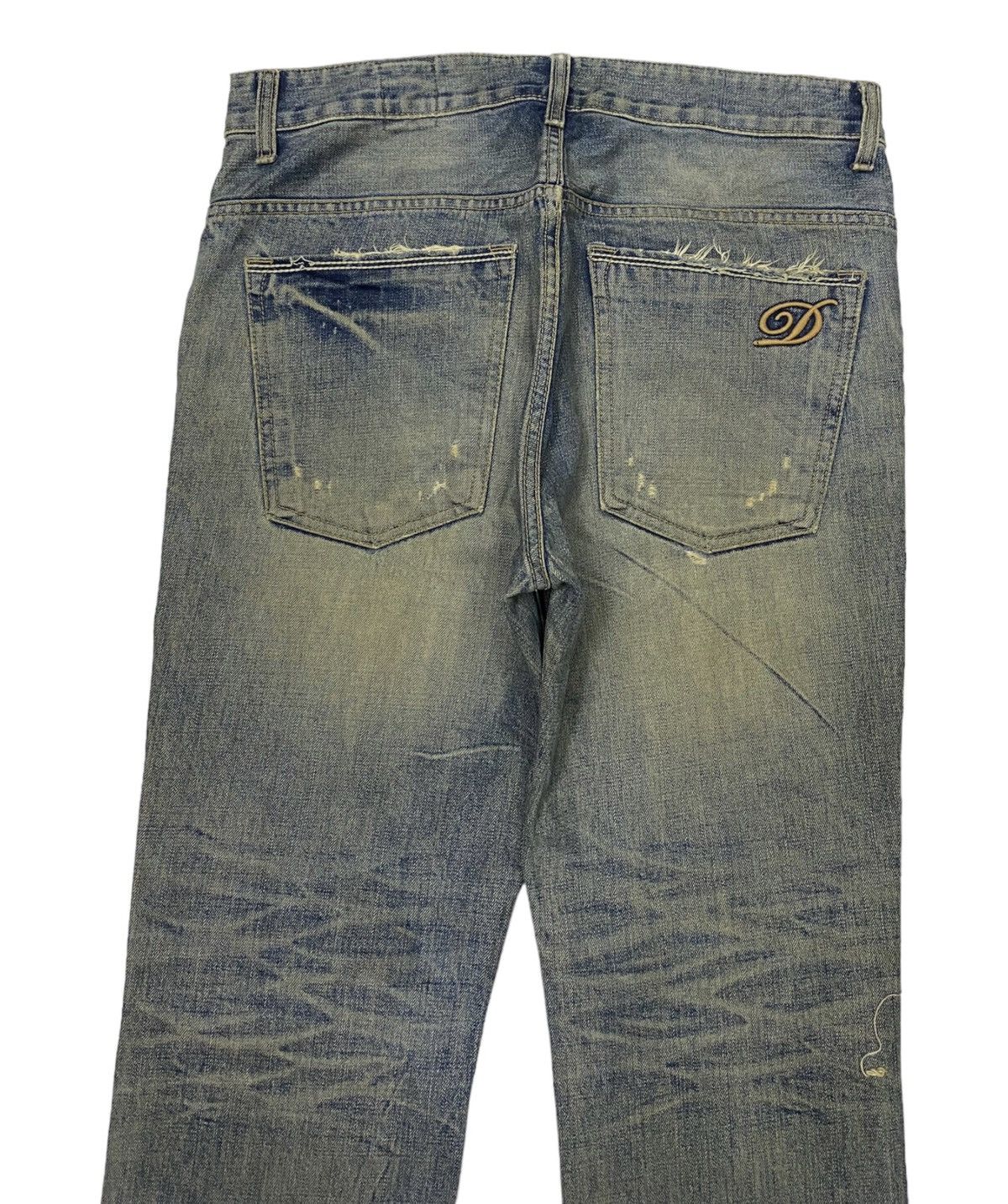 Prps VINTAGE DPSR JAPAN BRAND DISTRESSED DENIM JEANS CROPPED Size US 34 / EU 50 - 6 Thumbnail