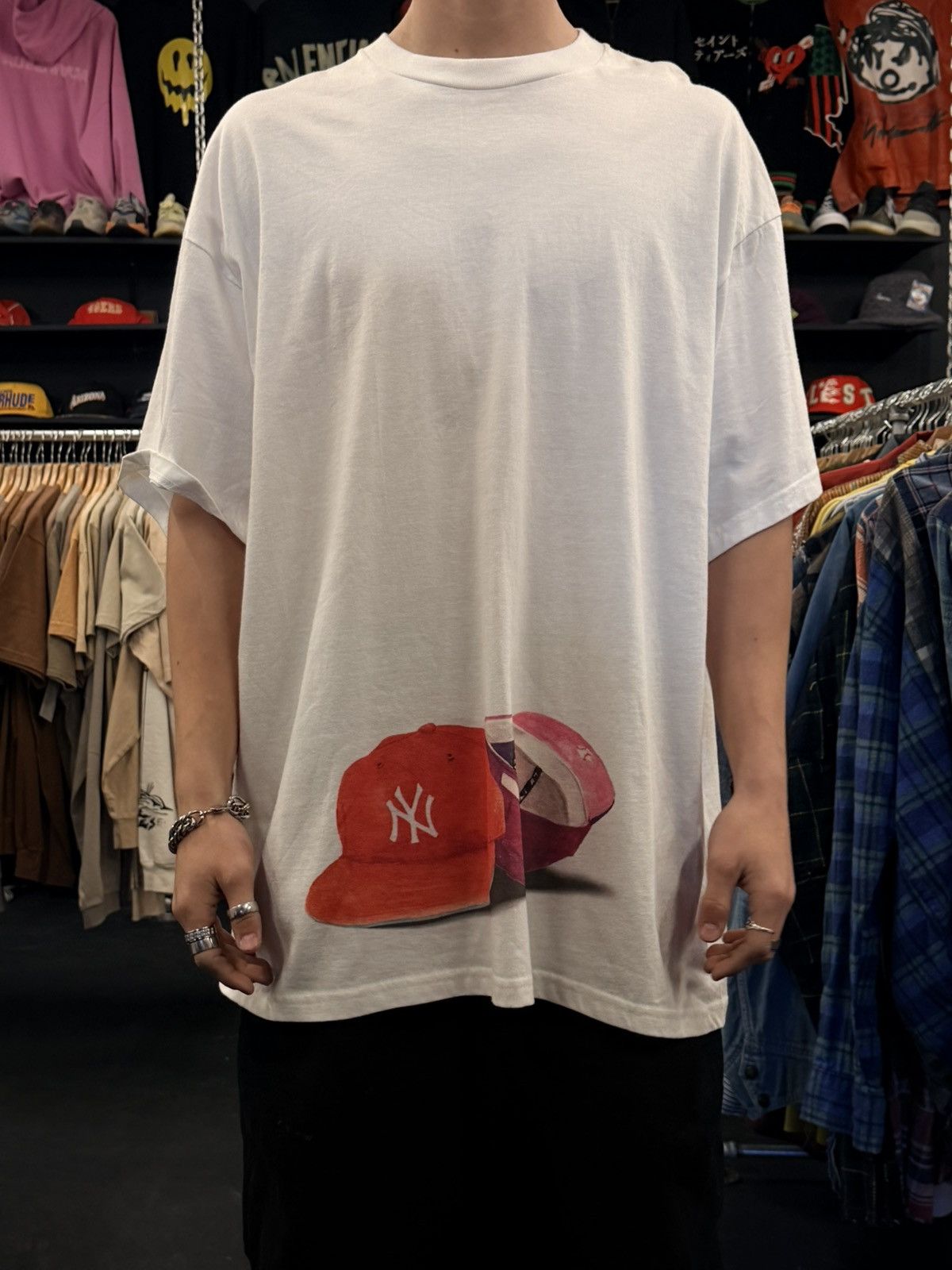 Other White StreetWear Hat T-Shirt Size US XXL / EU 58 / 5 - 1 Thumbnail