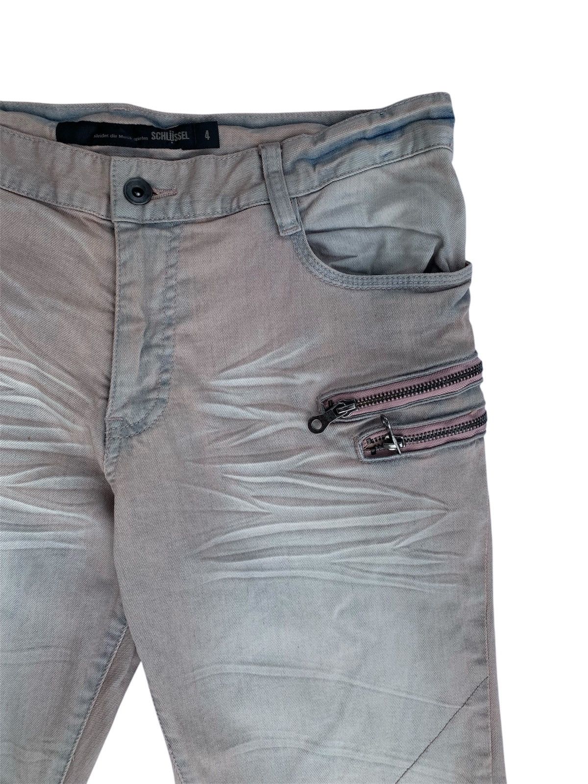 Schlussel Schlussel Biker Denim Pants Jeans W30 Size US 31 - 5 Thumbnail