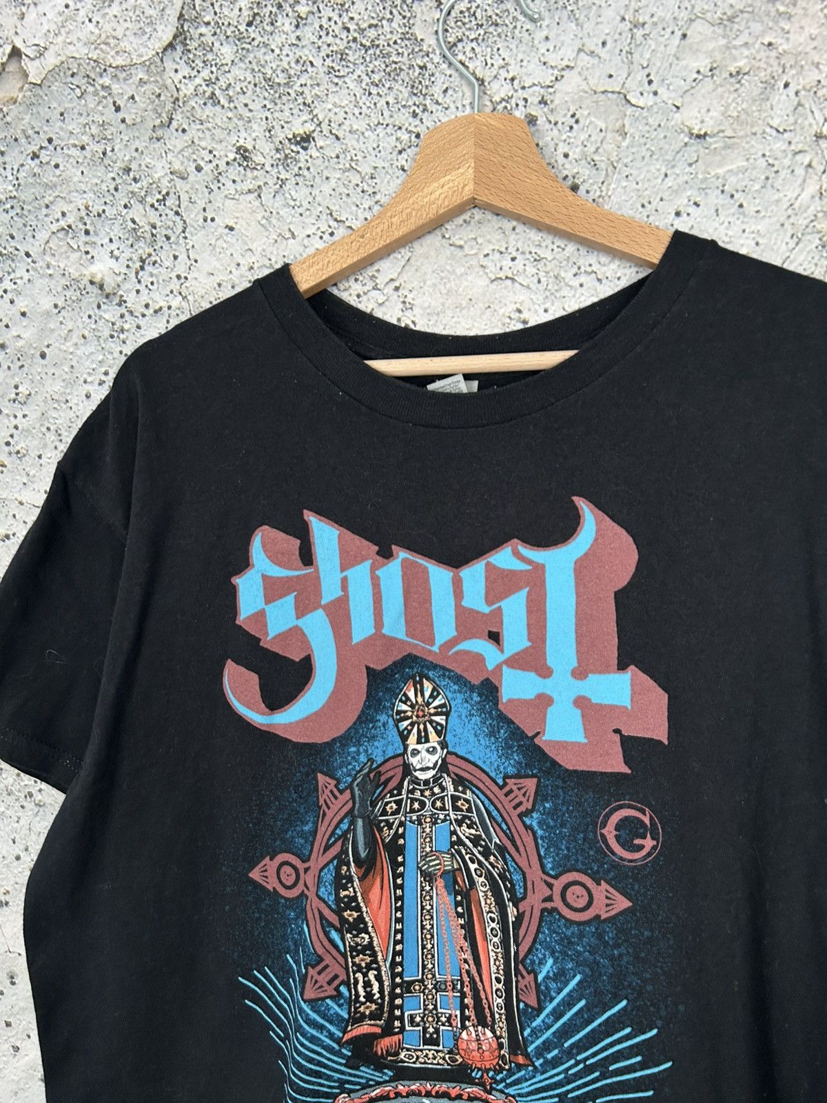 Band Tees Ghost Black Metal Rock Band Tee Horror Goth Rare Vintage Size US L / EU 52-54 / 3 - 3 Thumbnail