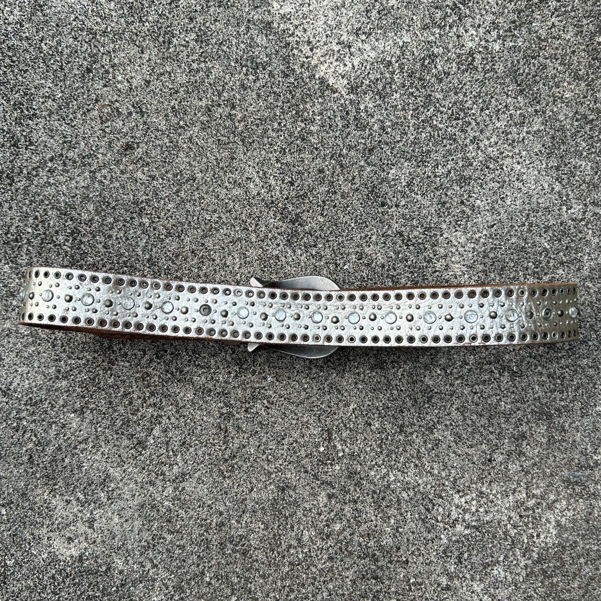 Vintage Vintage studded leather belt (Kapital Style) Size ONE SIZE - 2 Thumbnail