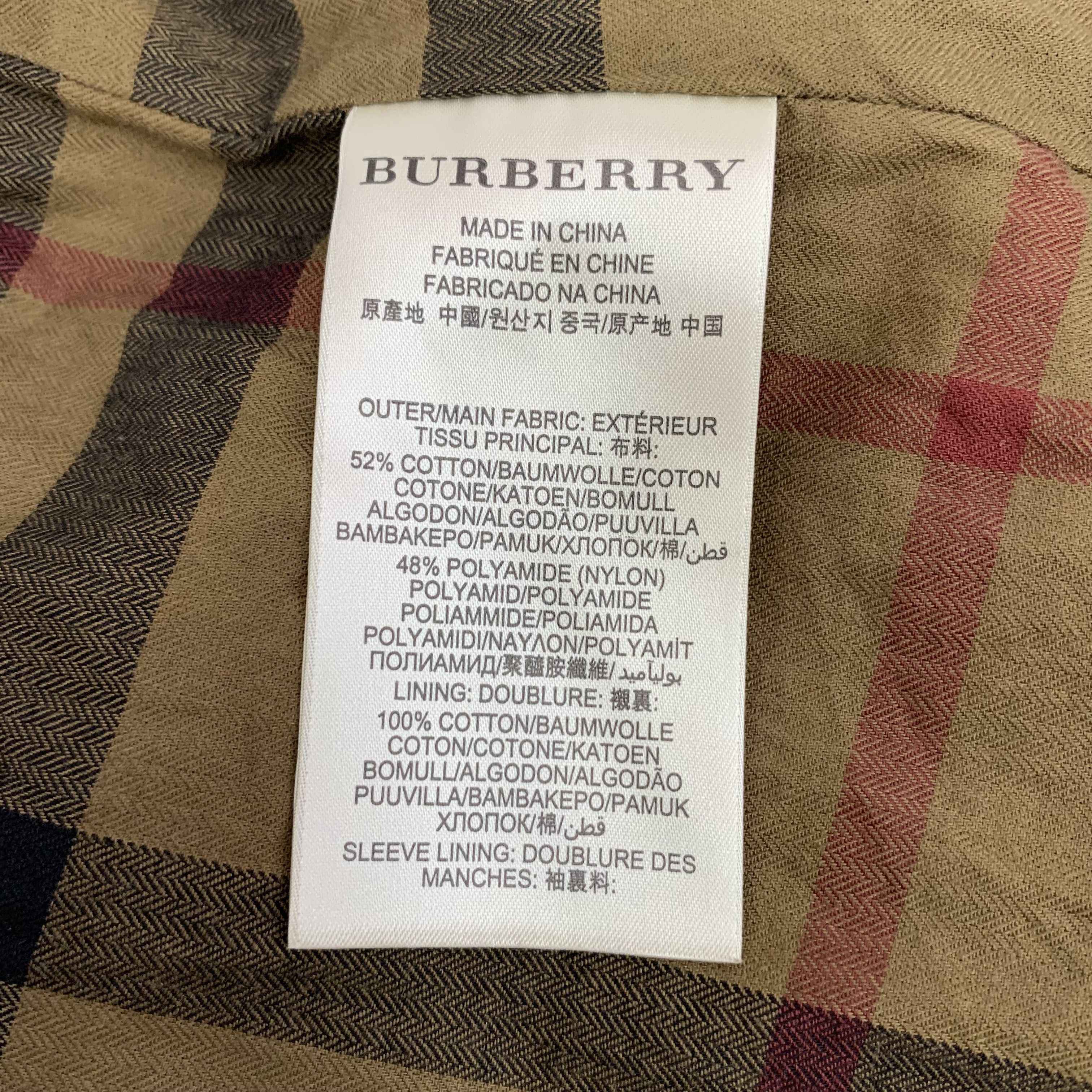 Burberry Burberry Cotton Trench Coat Army Green (Size 42) Size M / US 6-8 / IT 42-44 - 5 Thumbnail