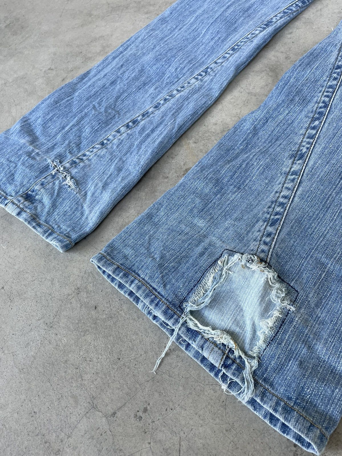 If Six Was Nine Vintage Japanese Brand Flare Jeans Bootcut Size US 32 / EU 48 - 6 Thumbnail