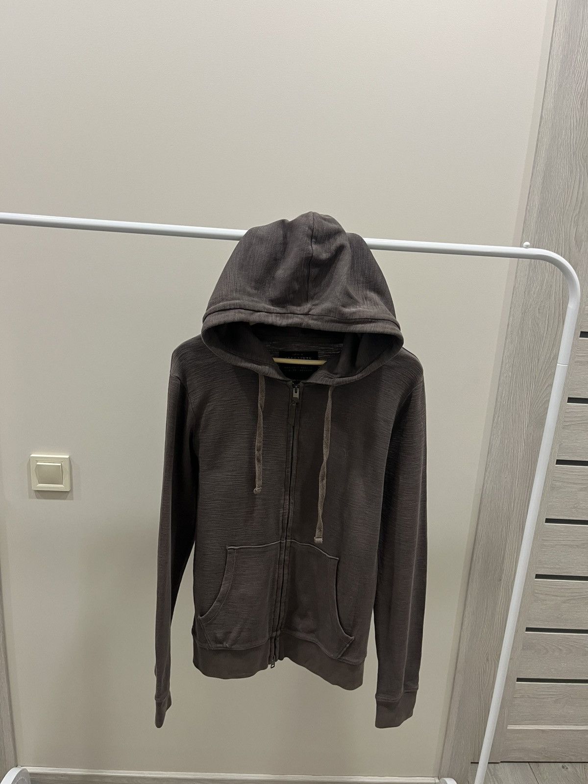 Allsaints Vintage Allsaints Zip Hoodie M Brown Size US M / EU 48-50 / 2 - 1 Thumbnail