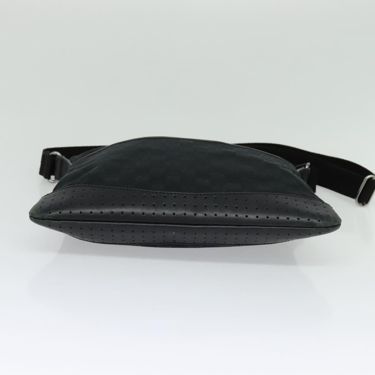 Gucci GUCCI GG Canvas Shoulder Bag Black Silver Size ONE SIZE - 9 Thumbnail