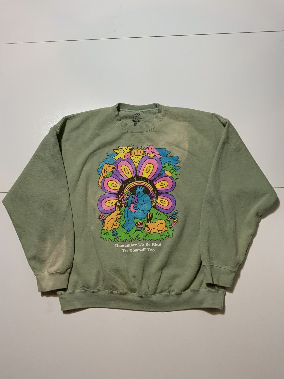 Other Dreyfus Art Remember To Be Kind To Yourself Too Sweatshirt Size US XL / EU 56 / 4 - 2 Thumbnail