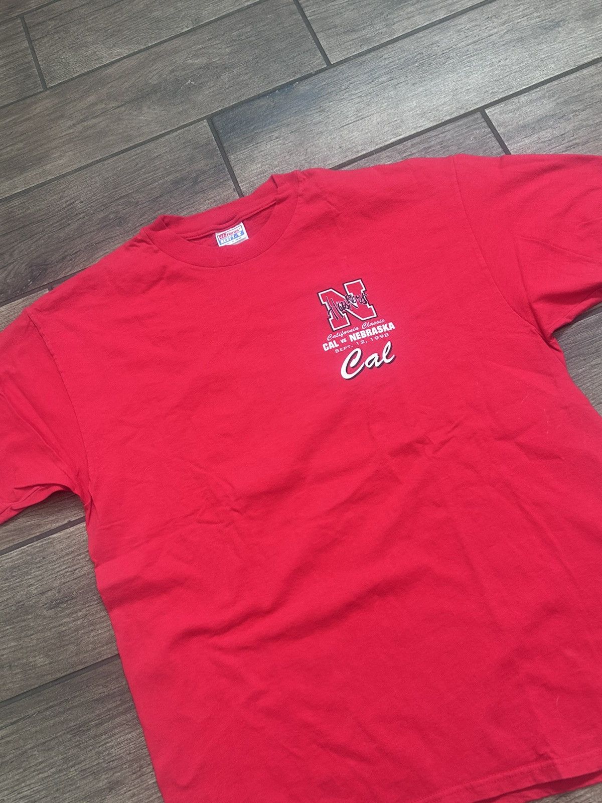 Hanes California classic Nebraska Huskers 1998 Vintage red Size XL Size US XL / EU 56 / 4 - 2 Thumbnail