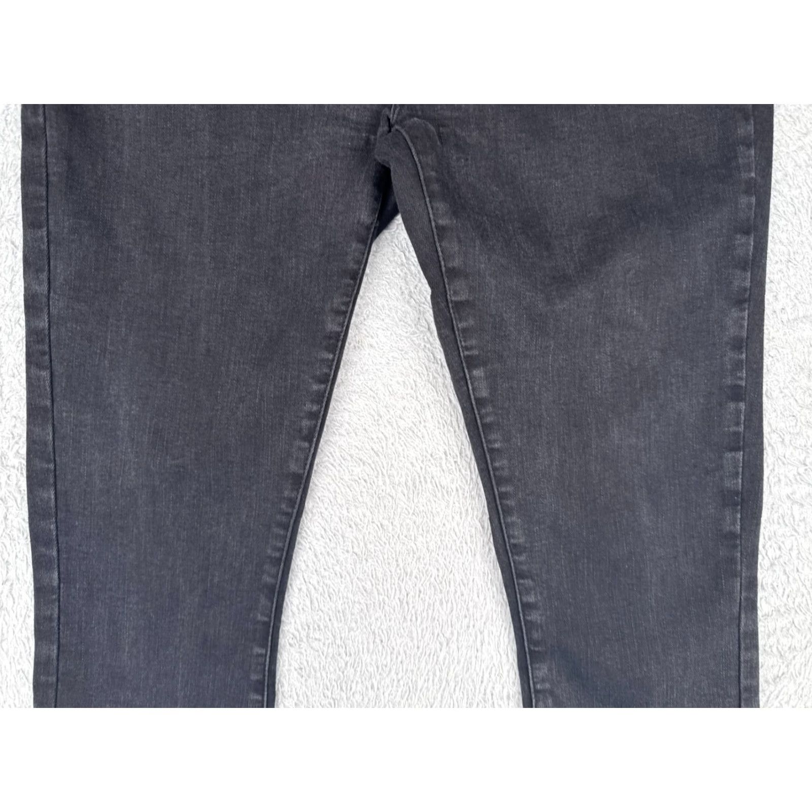 Vintage Judy Blue Jeans Capri Crop Mid Rise 30x19 Black Denim Cotton Blend 9 Juniors Size 30" / US 8 / IT 44 - 3 Thumbnail