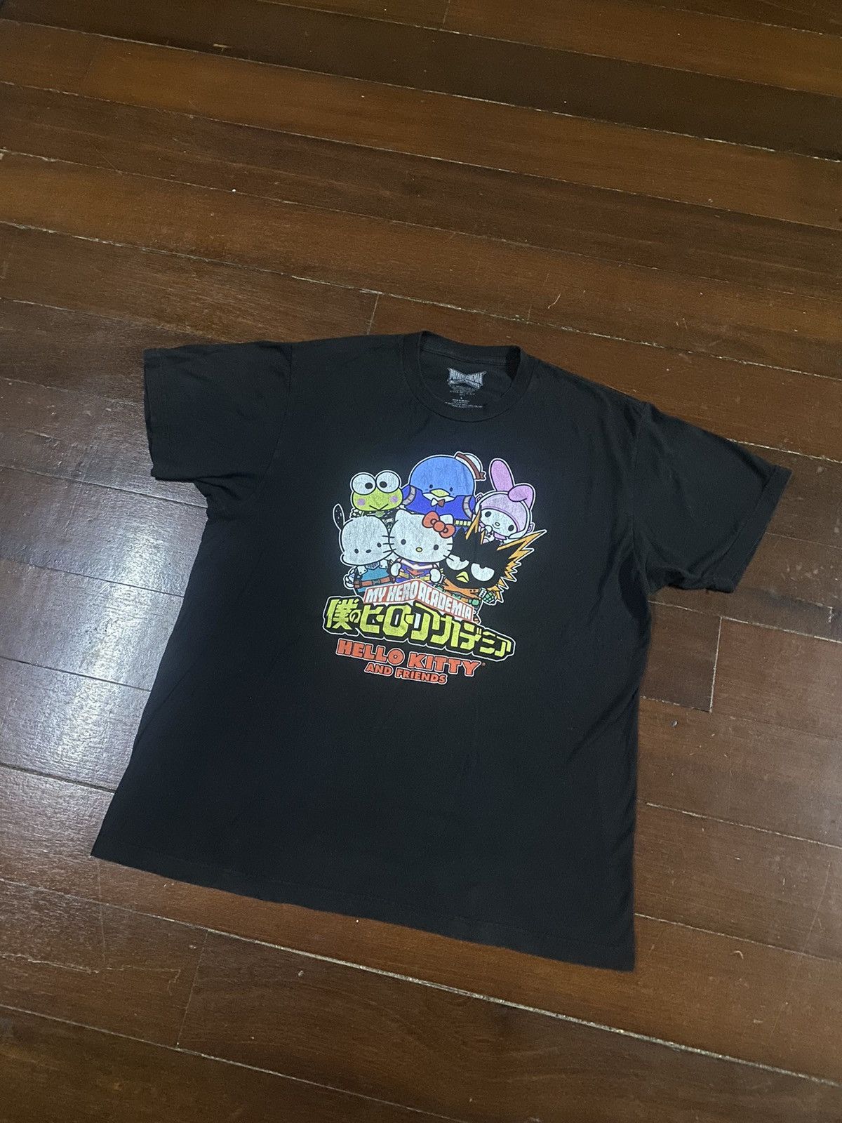 Anime MY HERO ACADEMIA x HELLO KITTY AND FRIEND Anime Cartoon Tee Size US L / EU 52-54 / 3 - 5 Thumbnail