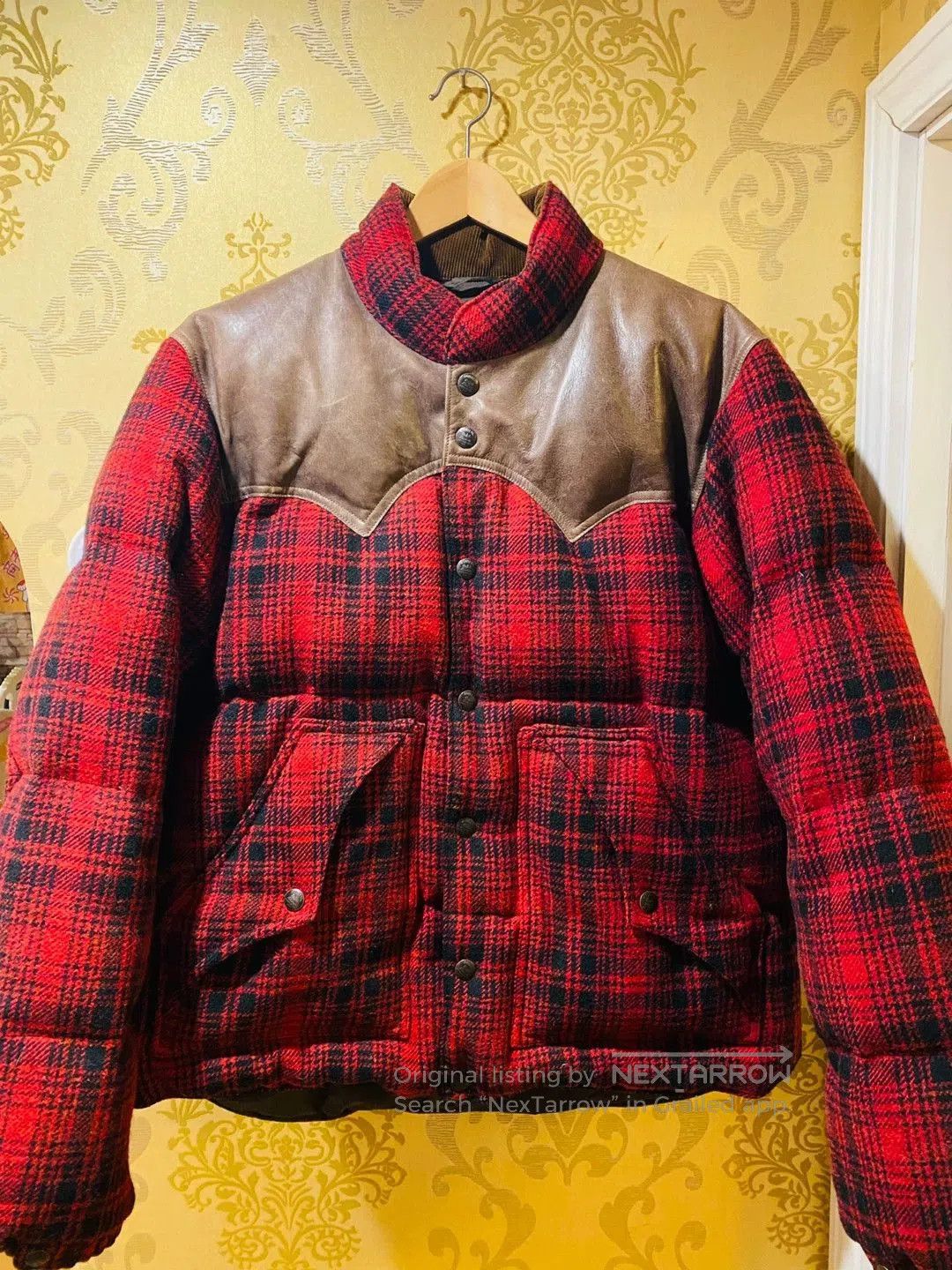 RRL Ralph Lauren classic double RL plaid down jacket. Size US L / EU 52-54 / 3 - 1 Thumbnail