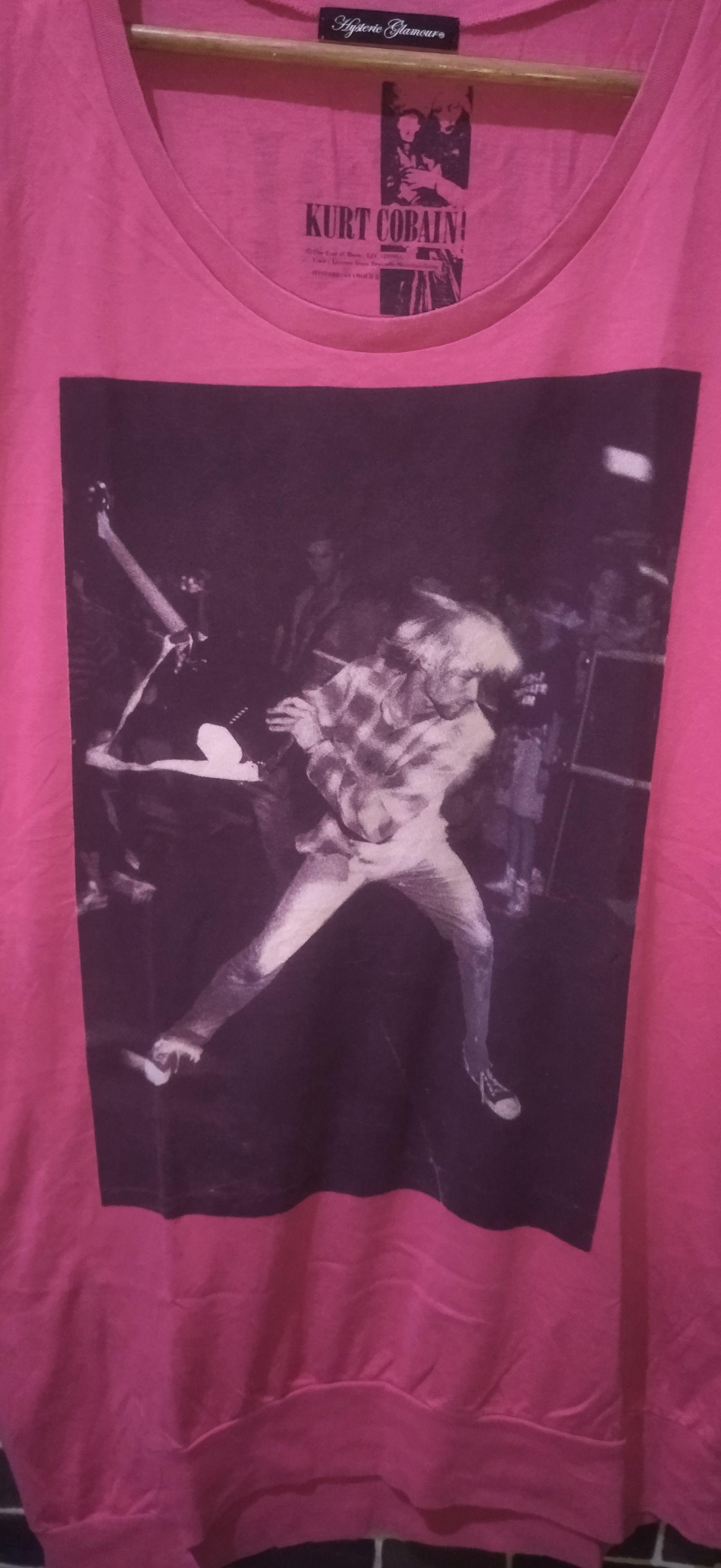 Designer × Hysteric Glamour Hysteric Glamour X Kurt Cobain Ladies Tshirt Size M / US 6-8 / IT 42-44 - 2 Thumbnail