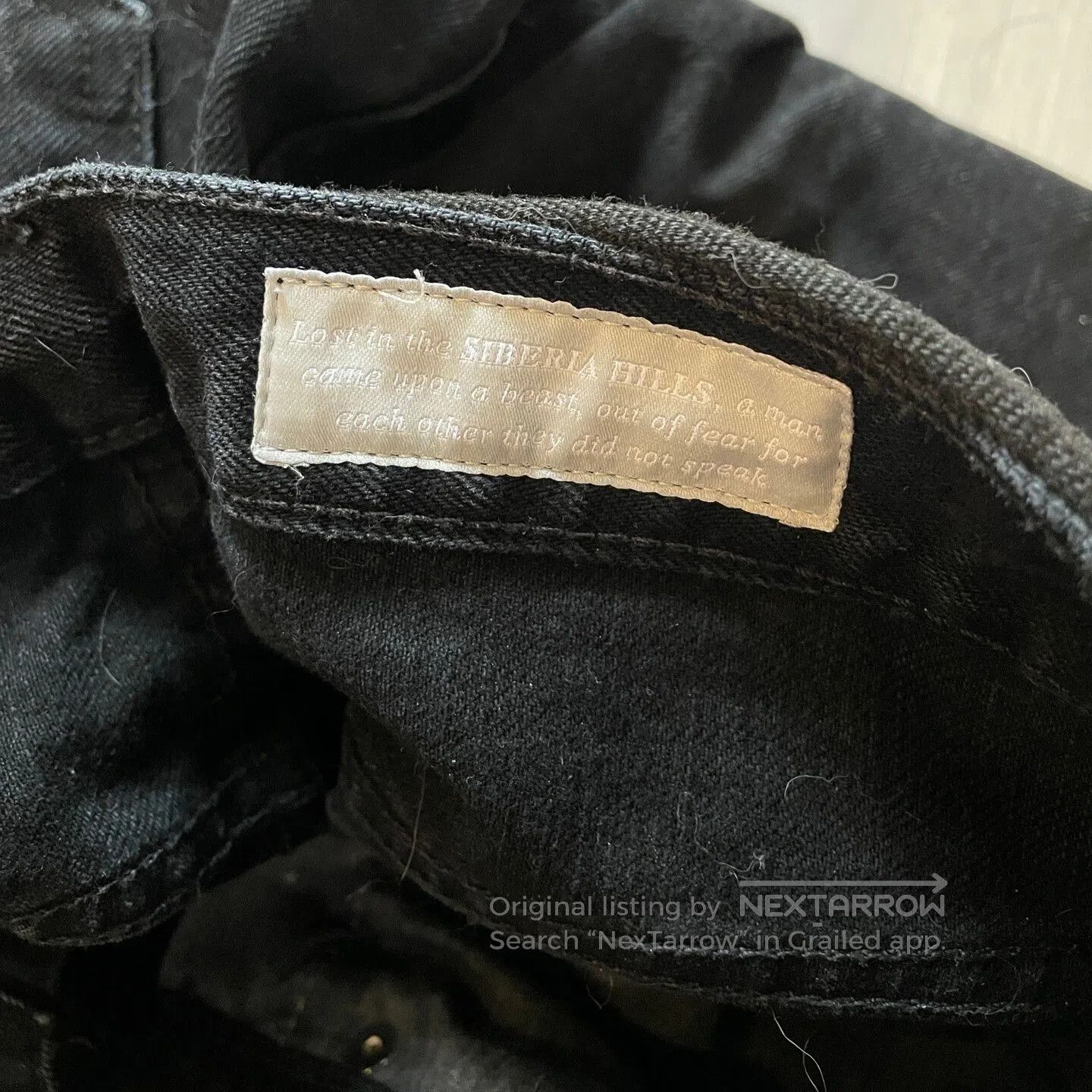 Siberia Hills black studded straight. Size US 32 / EU 48 - 2 Thumbnail