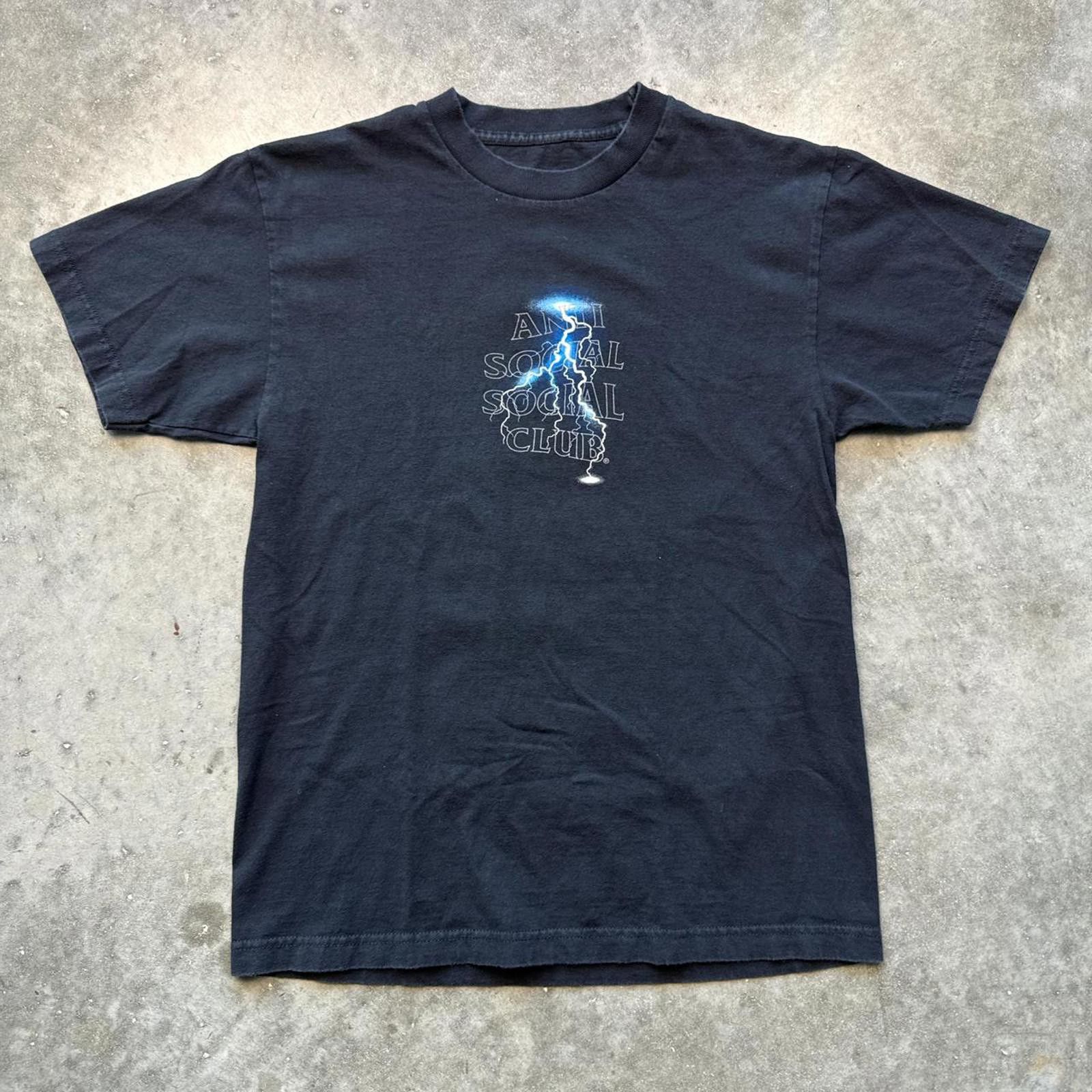 Anti Social Social Club Anti Social Social Club Blue Lightning Bolt Thunder T-Shirt Size US M / EU 48-50 / 2 - 1 Thumbnail