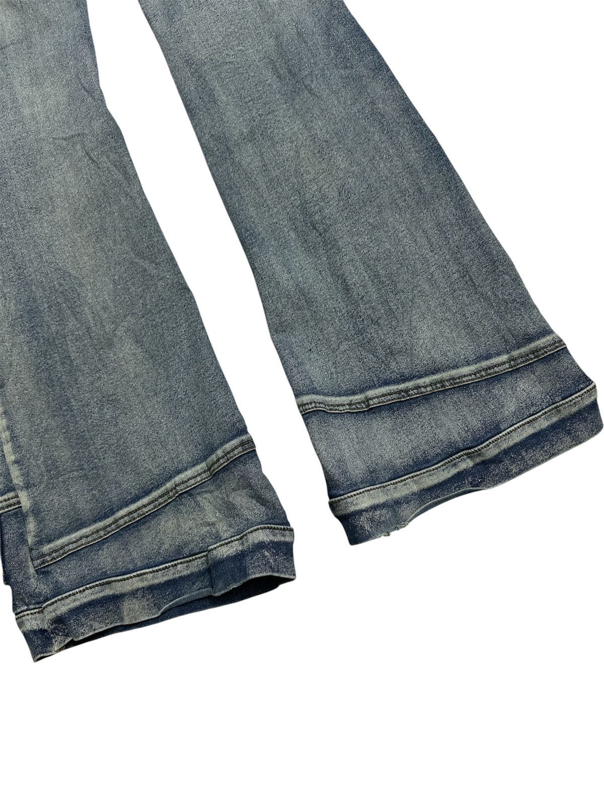 Tornado Mart 2000s Shein Flare Hagi Style Jeans Y2K Goa Lgb Avant Garde Size US 31 - 7 Thumbnail