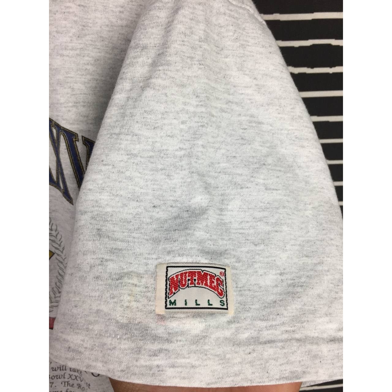NFL × Nutmeg × Vintage Vtg 1993 Nutmeg Super Bowl XXVII NFL Single Stitch Tee Size US L / EU 52-54 / 3 - 6 Thumbnail