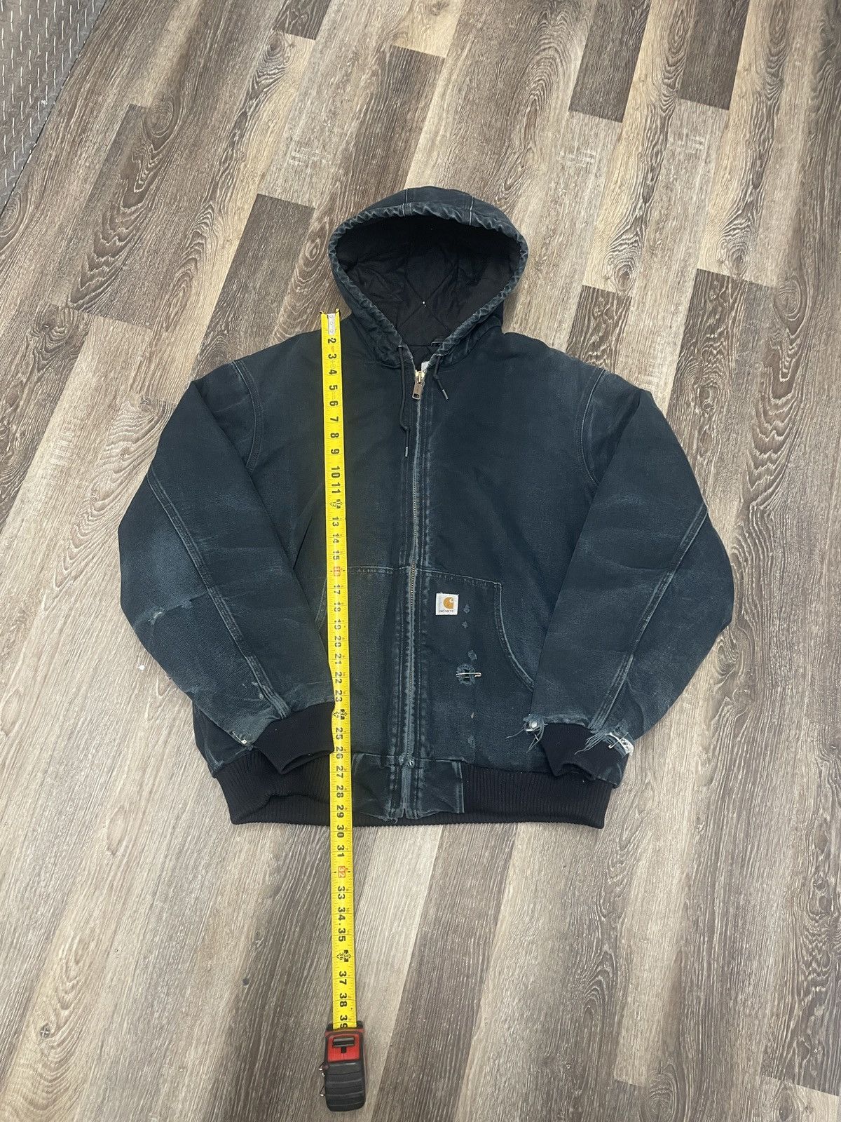 Carhartt Faded and Distressed Carhartt hooded active jacket Size US XL / EU 56 / 4 - 13 Thumbnail