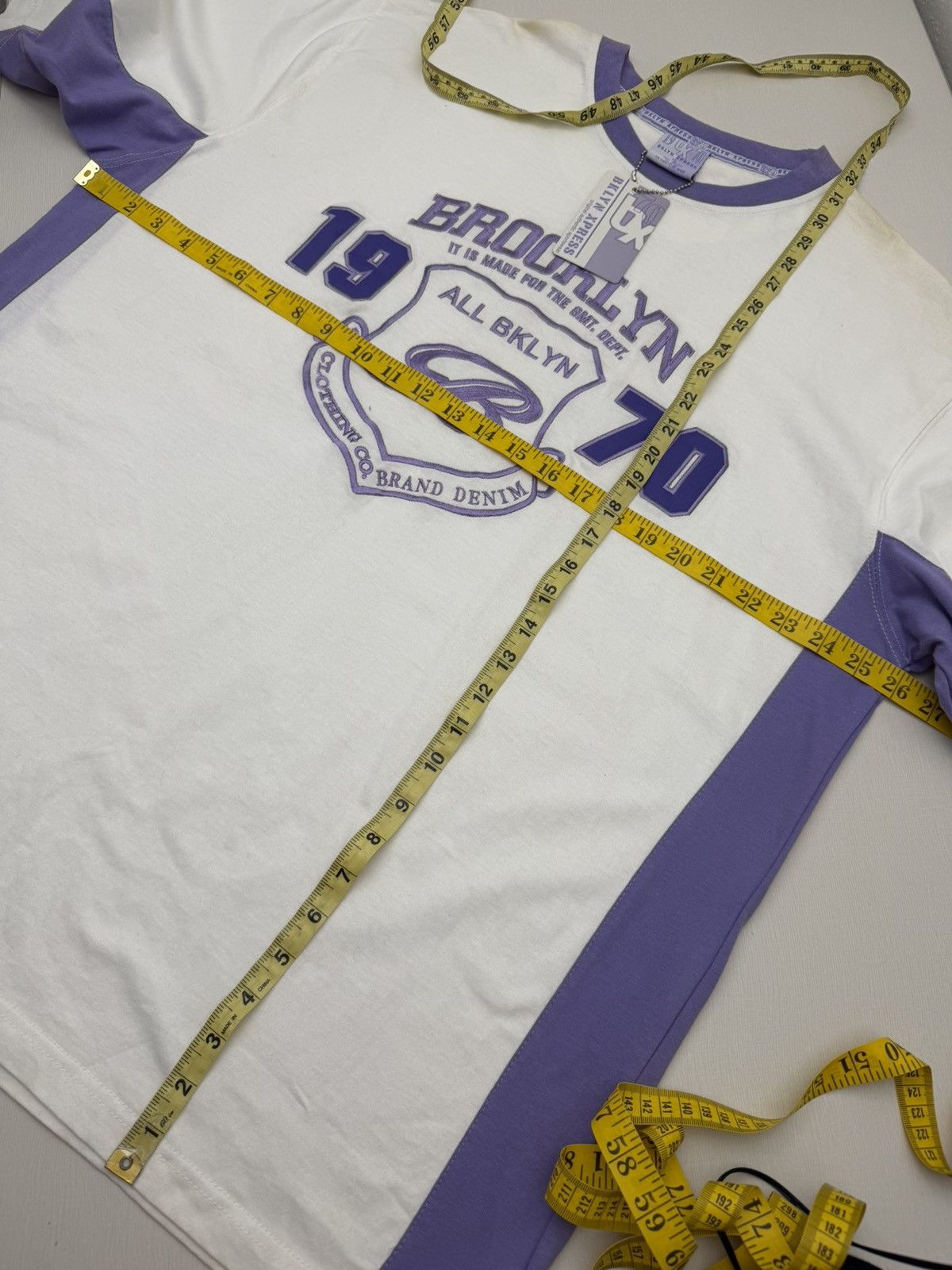 Brooklyn Xpress Vintage Y2K Brooklyn Xpress DSWT XL Purple Embroidered Size US XL / EU 56 / 4 - 8 Thumbnail