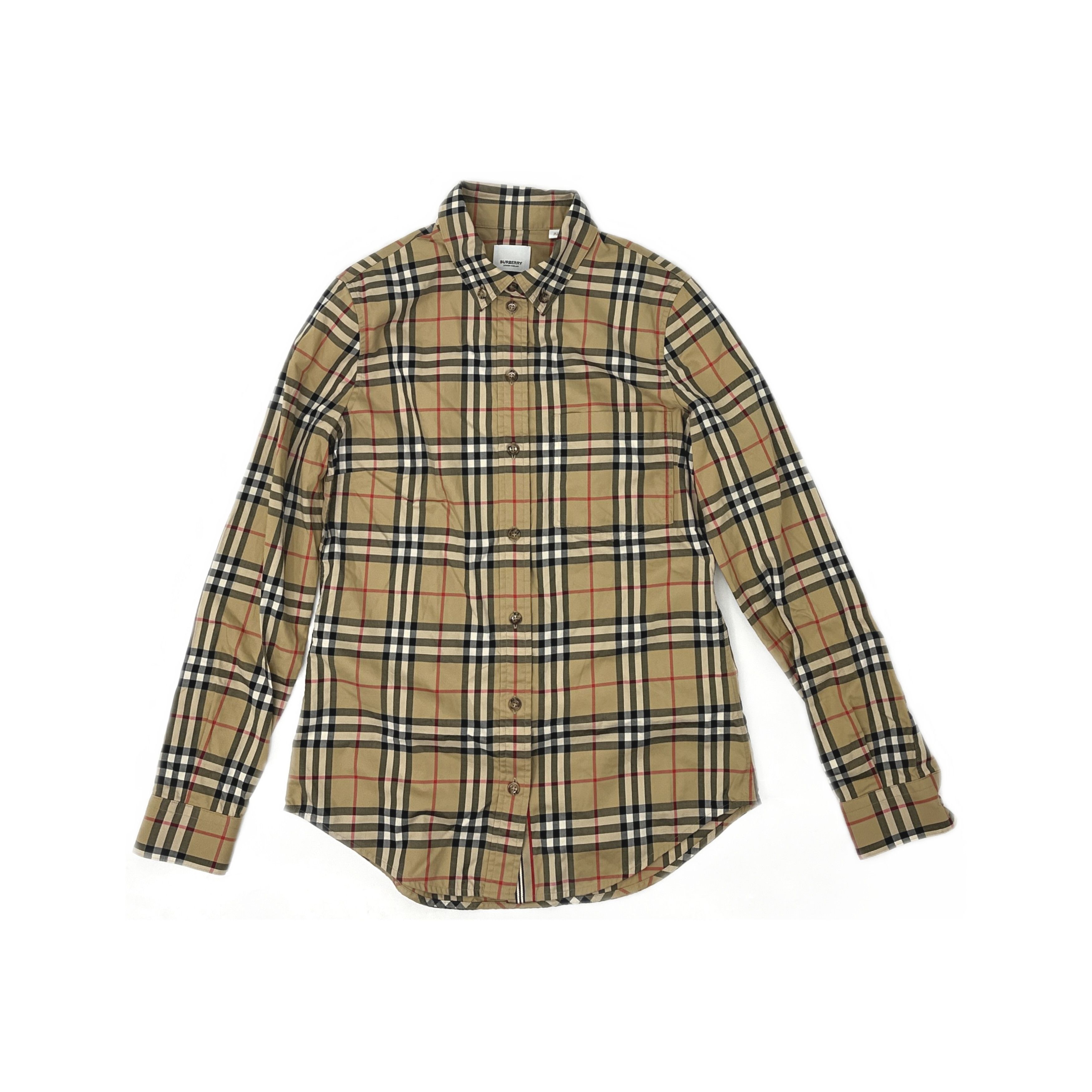Burberry Burberry Check Button Up Shirt IT 40 Size S / US 4 / IT 40 - 1 Thumbnail