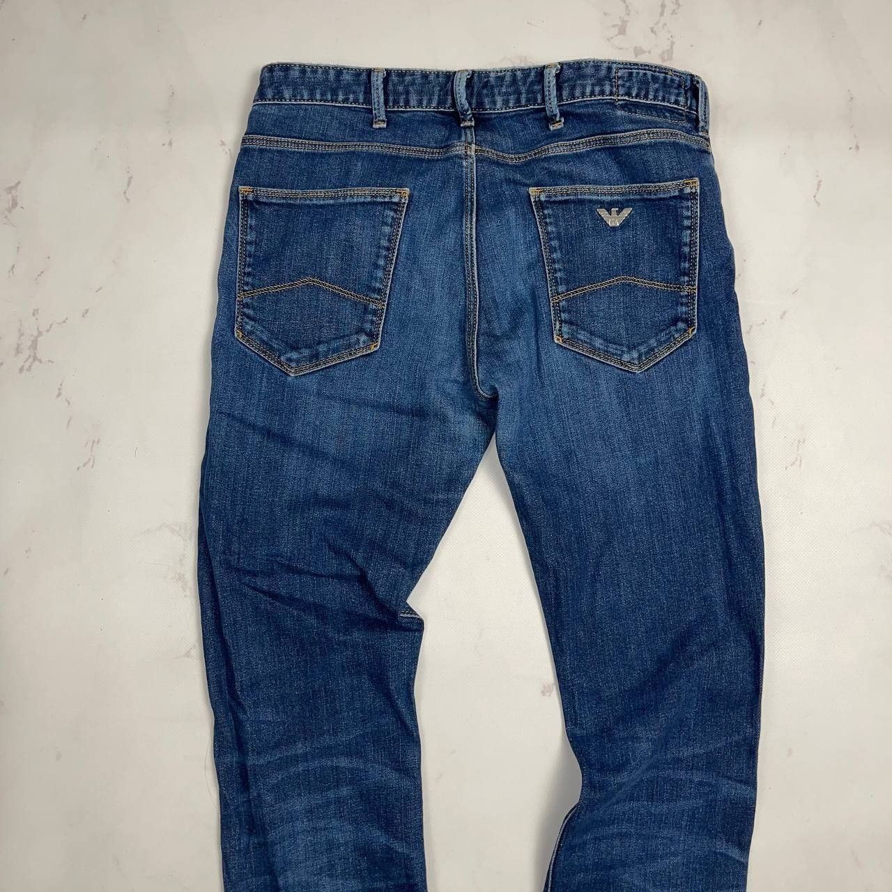 Giorgio Armani Vintage Armani Jeans Metal Logo Denim Pants Size 31 Size US 31 - 9 Thumbnail