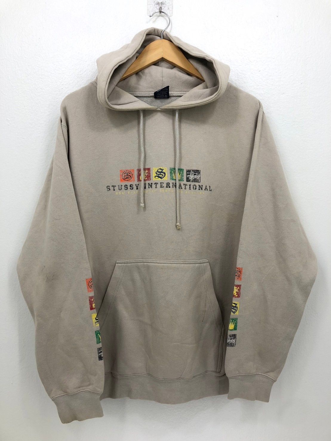 Stussy × Vintage Vintage 90's Stussy international hoodie BN Size US M / EU 48-50 / 2 - 2 Thumbnail