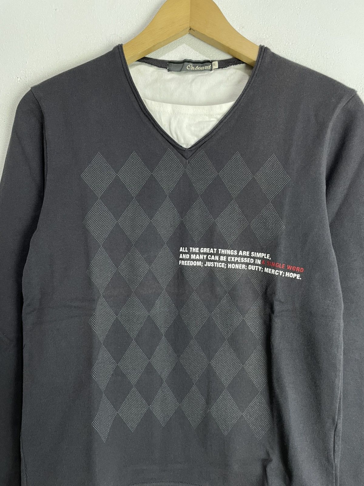 If Six Was Nine Onboard Y2k Double Layer longsleeve western Size US S / EU 44-46 / 1 - 2 Thumbnail
