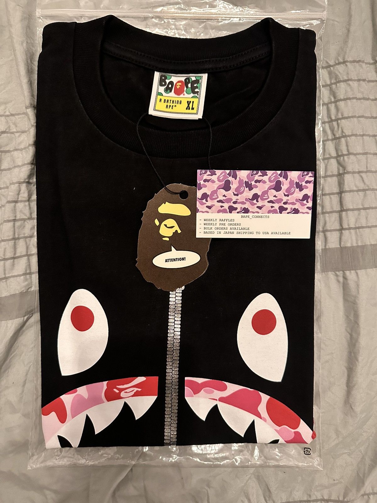Bape ABC Camo Shark Tee Size US XL / EU 56 / 4 - 1 Thumbnail