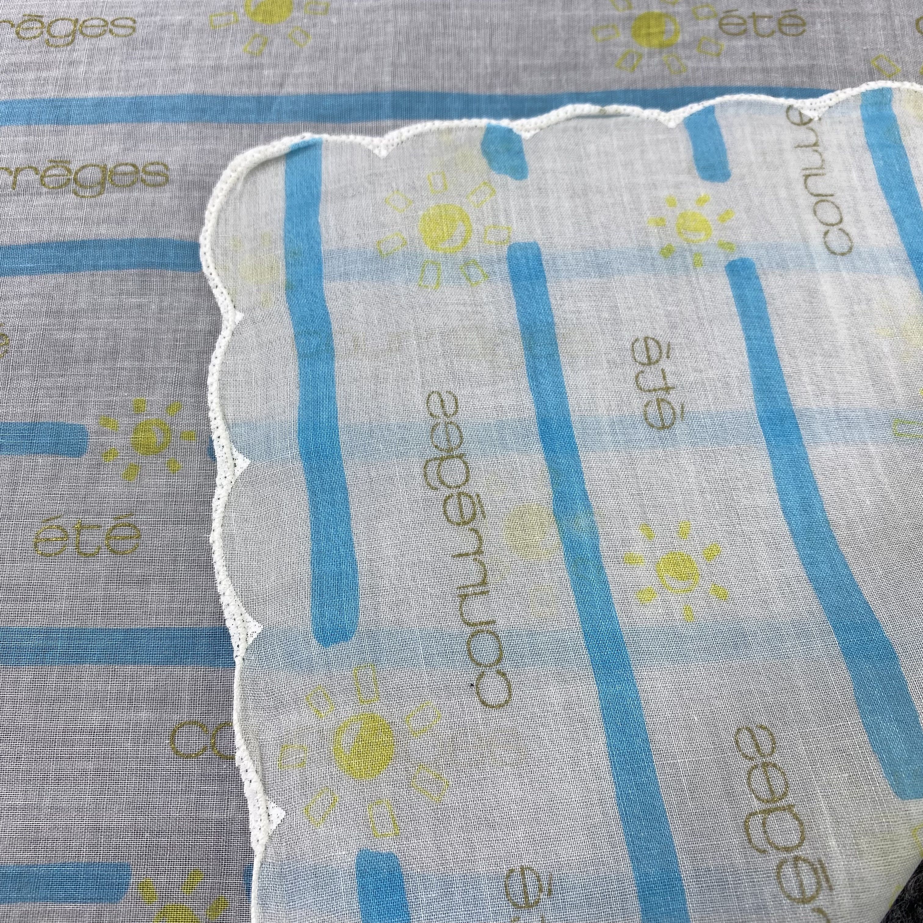 Courreges Courreges Handkerchief Neckerchief Bandana-B1909 Size ONE SIZE - 6 Thumbnail