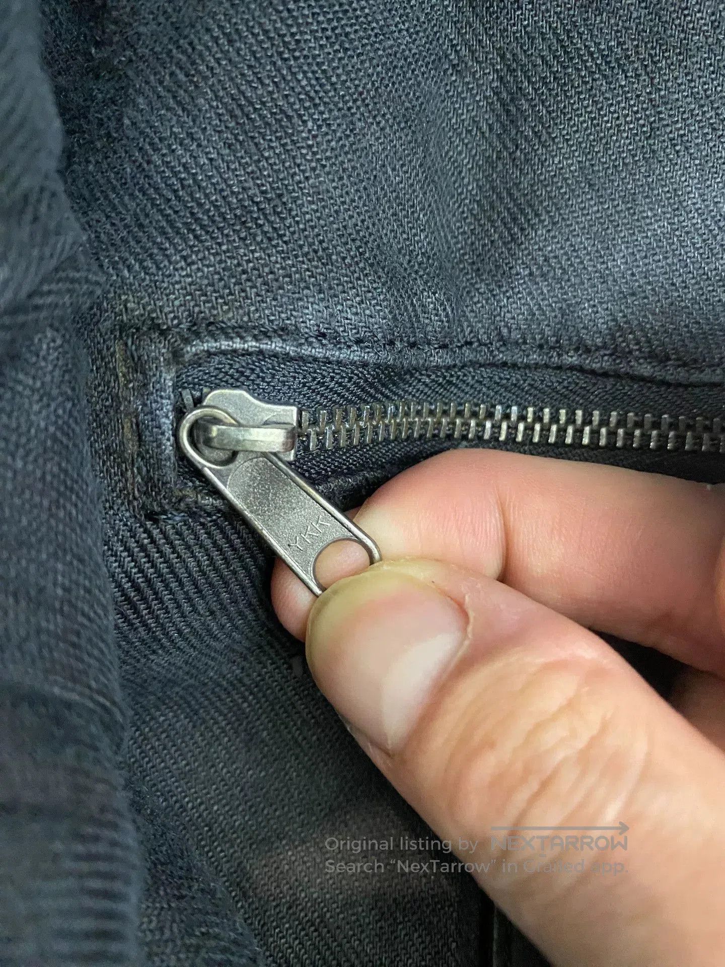 Leon Emanuel Blanck Emanuel Blanck Washed Gray Oversized Pocket Bag. Size ONE SIZE - 8 Thumbnail